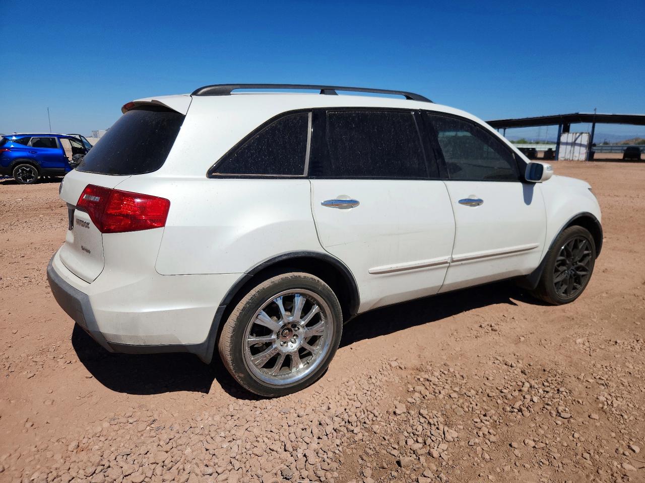 2008 Acura Mdx White vin: 2HNYD28448H530046