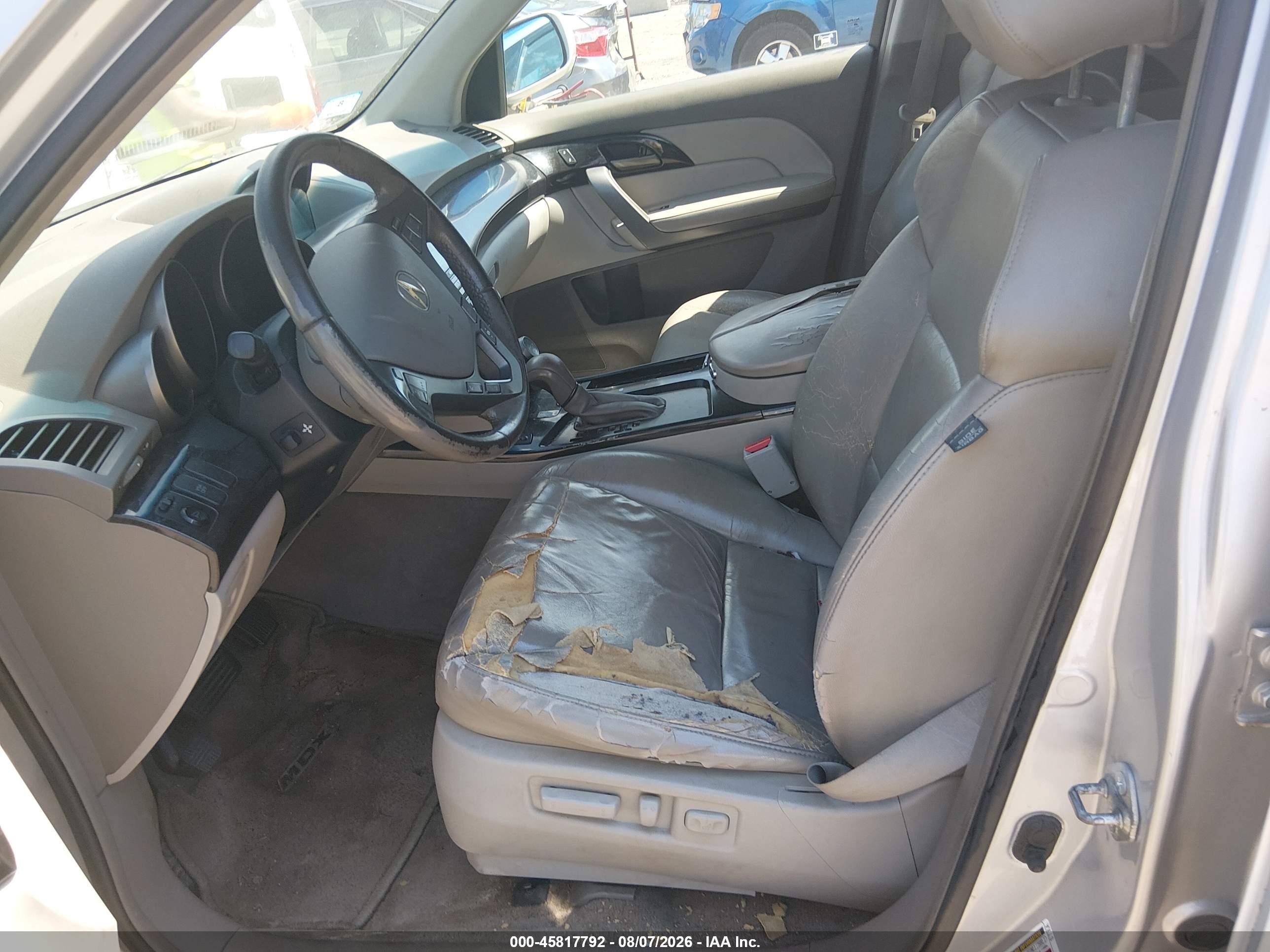 2008 Acura Mdx Technology Package Silver vin: 2HNYD28448H554265
