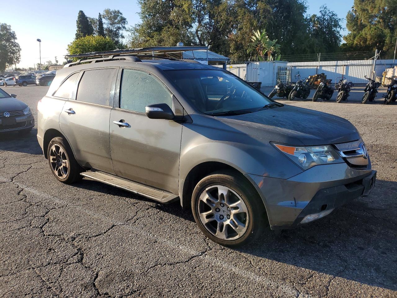2007 Acura Mdx Technology Gray vin: 2HNYD28457H507518