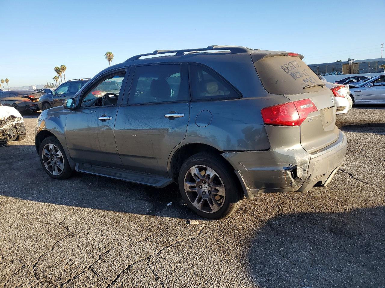 2007 Acura Mdx Technology Gray vin: 2HNYD28457H507518