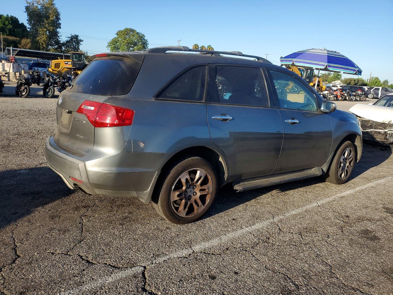 2007 Acura Mdx Technology Gray vin: 2HNYD28457H507518