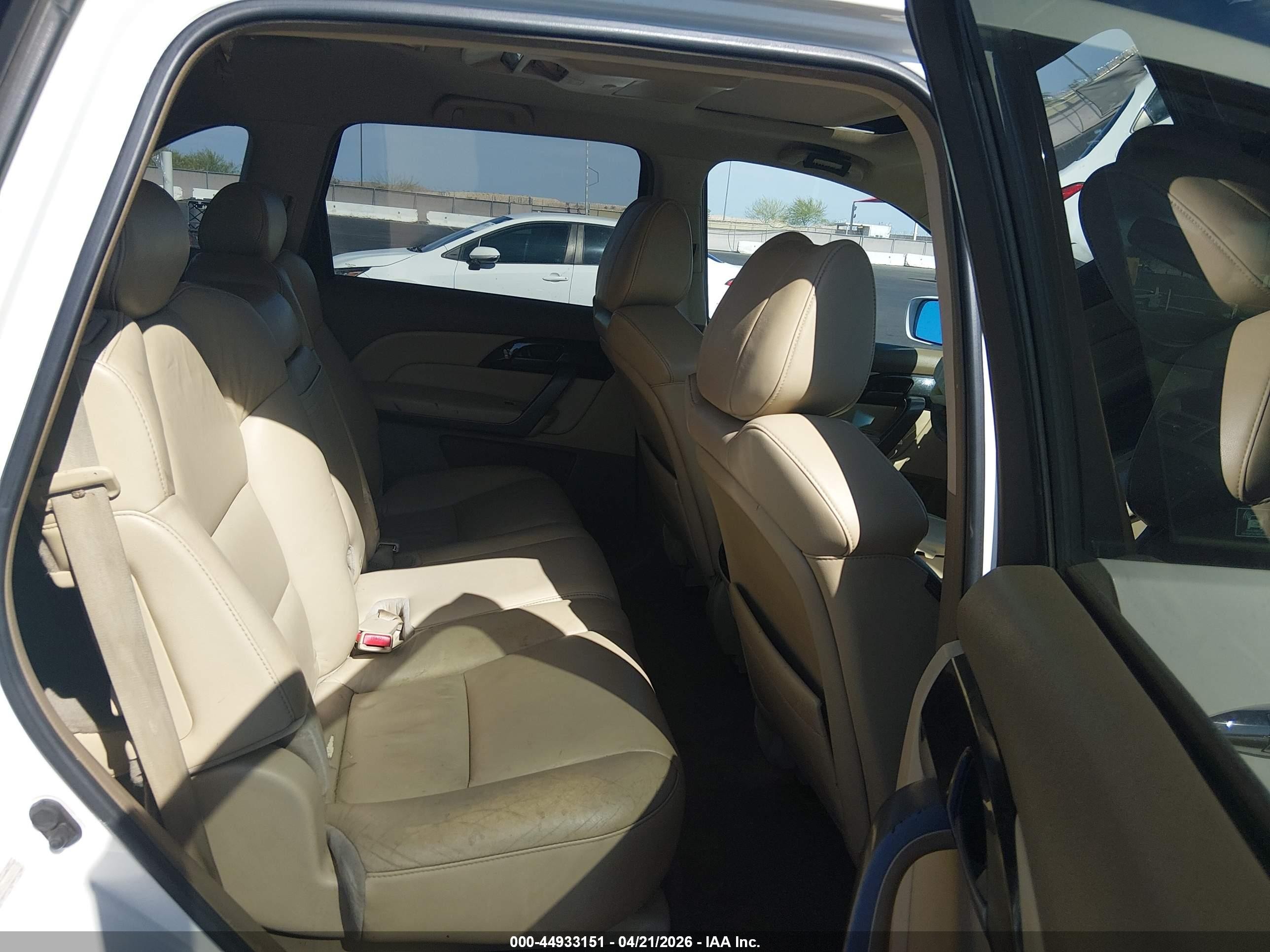 2007 Acura Mdx Technology Package White vin: 2HNYD28457H525078