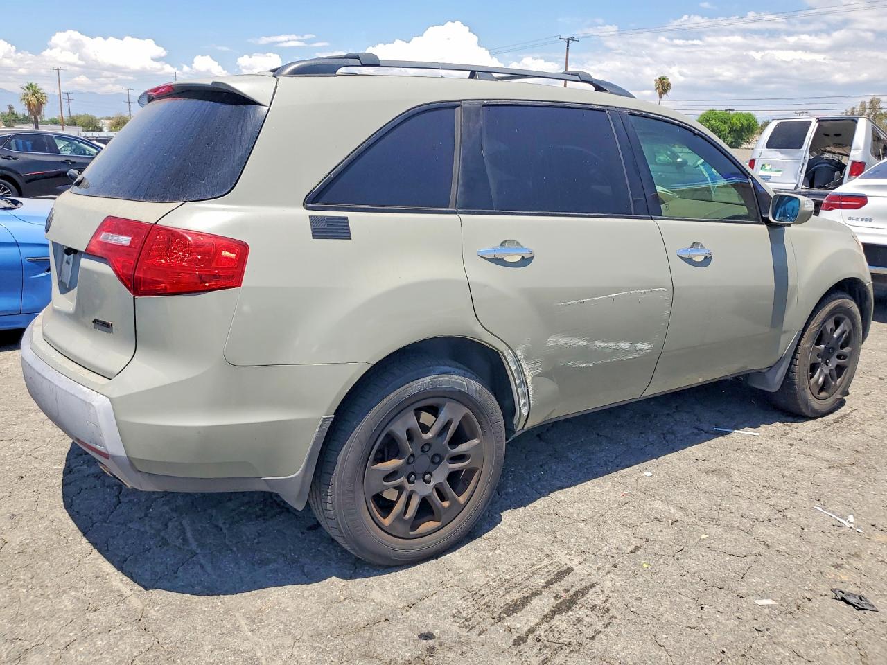 2007 Acura Mdx Technology Gray vin: 2HNYD28457H535626