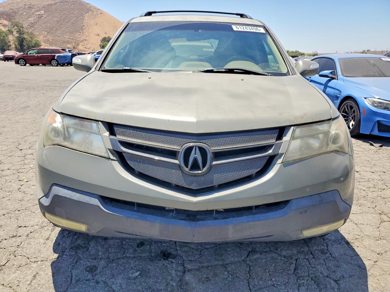 2007 Acura Mdx Technology Gray vin: 2HNYD28457H535626