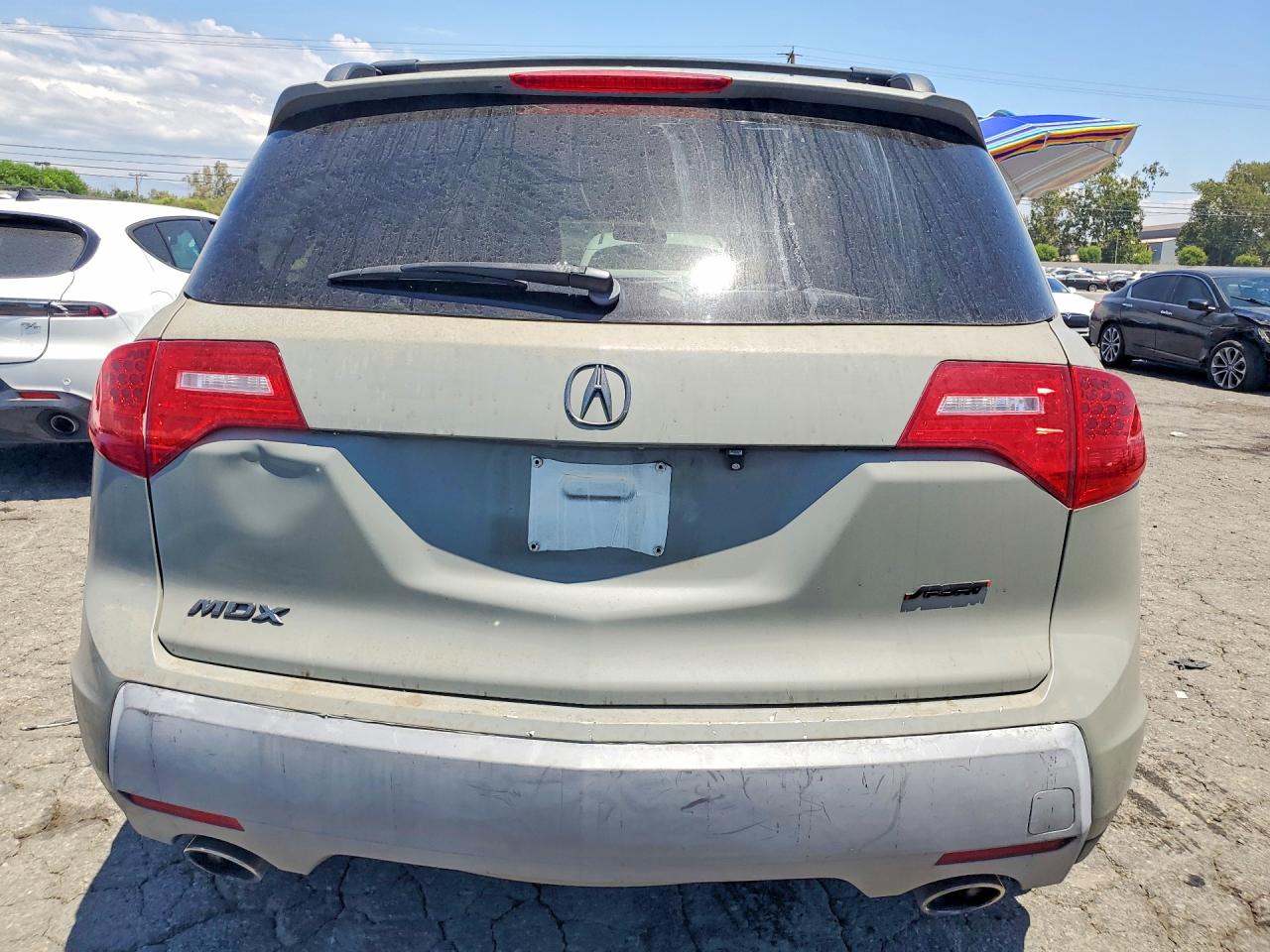 2007 Acura Mdx Technology Gray vin: 2HNYD28457H535626