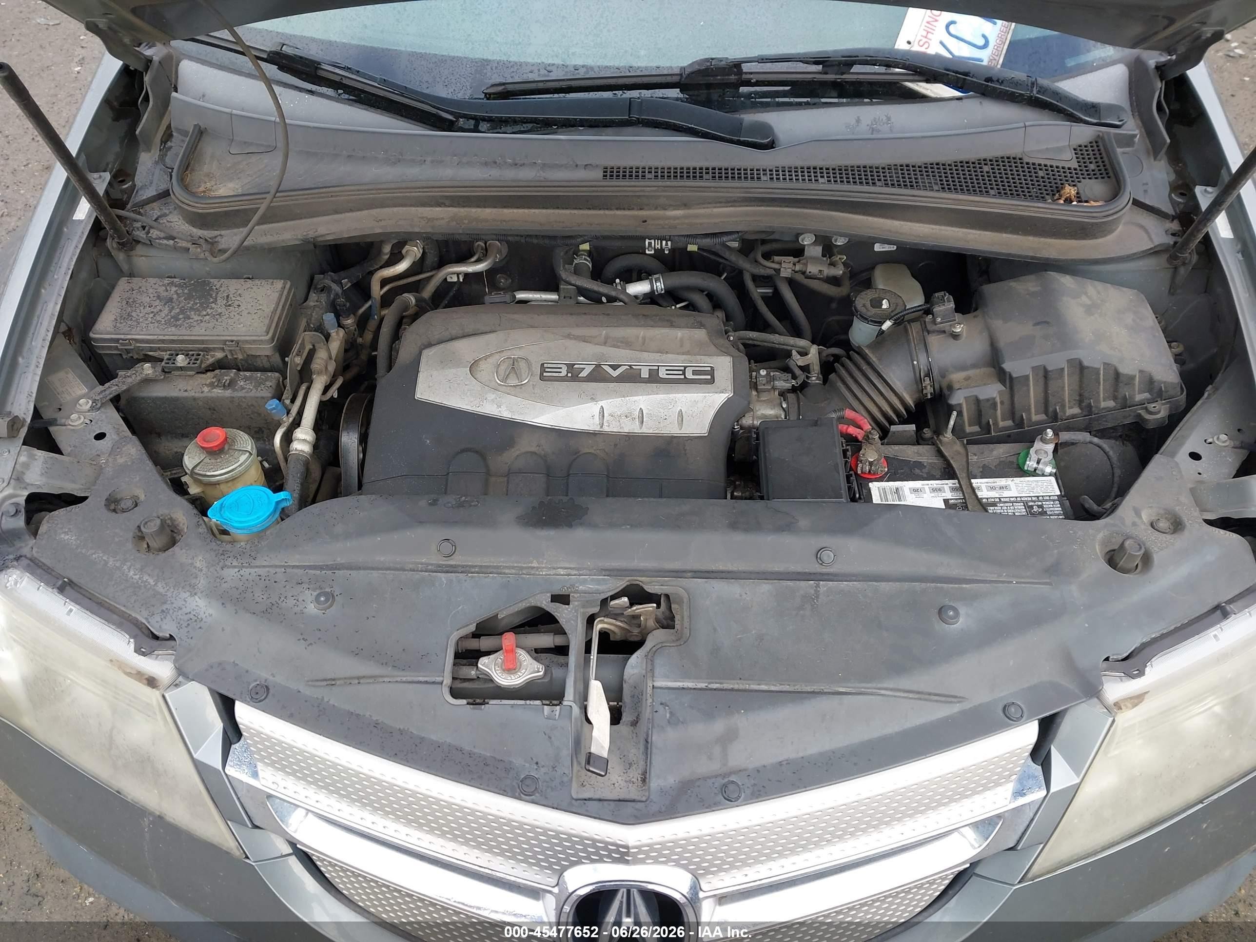 2008 Acura Mdx Technology Package Gray vin: 2HNYD28458H506256