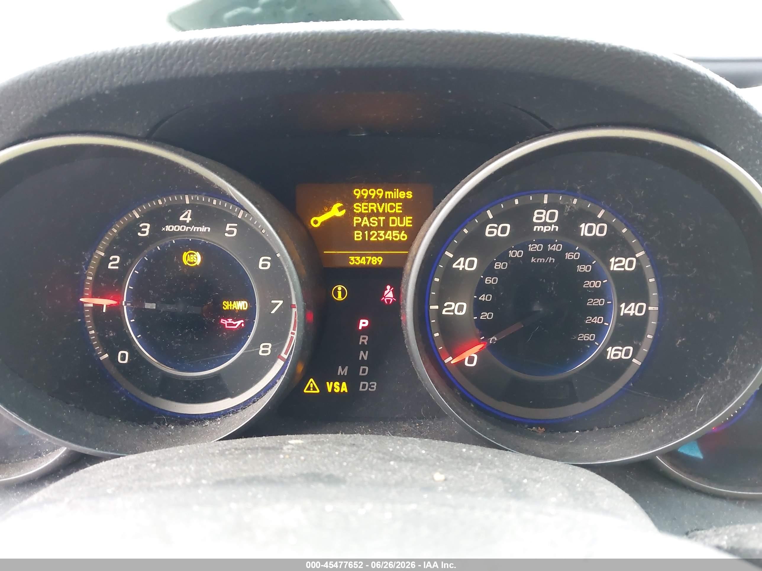 2008 Acura Mdx Technology Package Gray vin: 2HNYD28458H506256