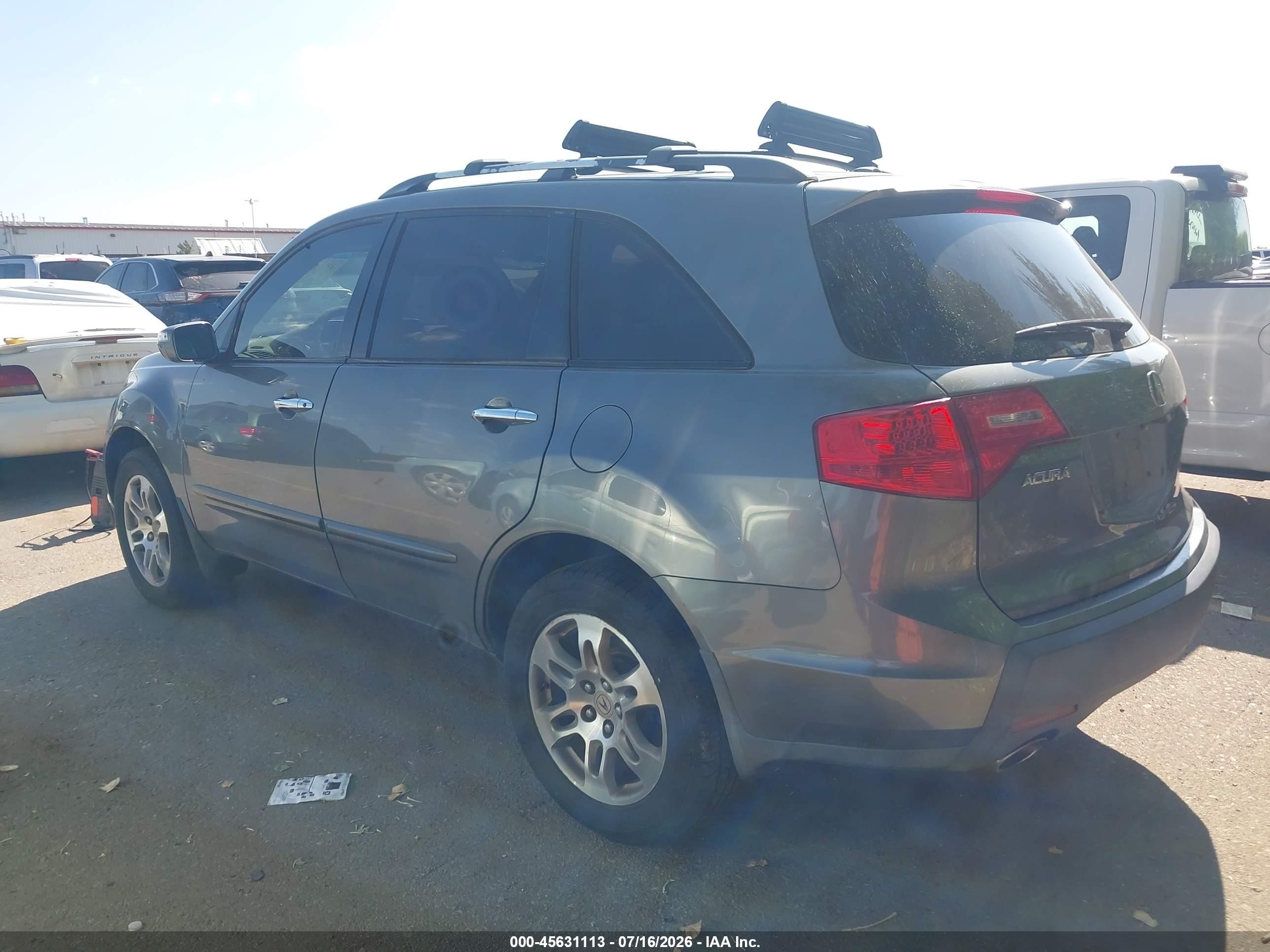 2008 Acura Mdx Technology Package Серебряный vin: 2HNYD28458H506323