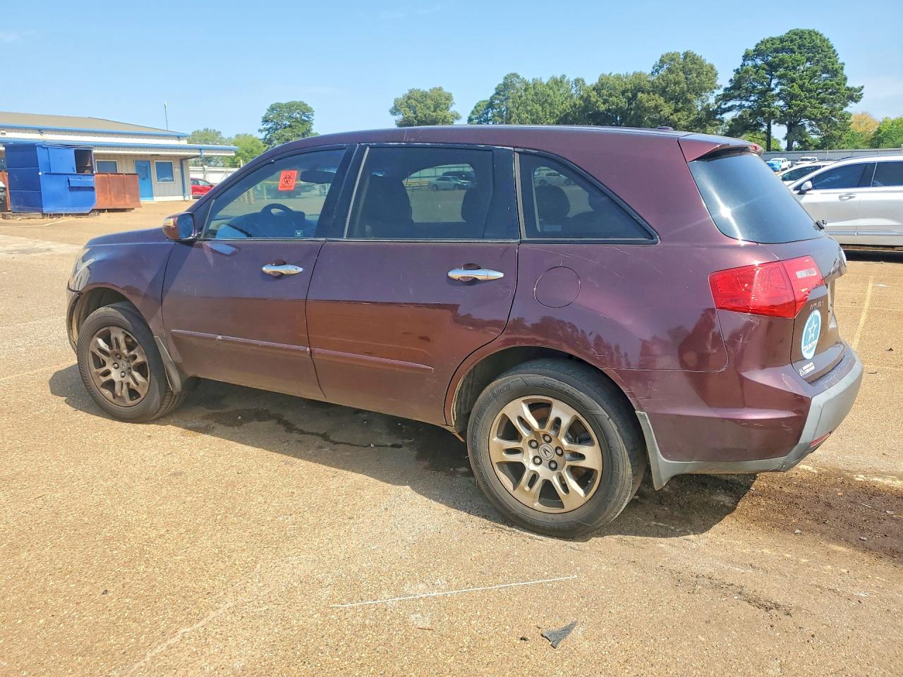 2009 Acura Mdx Technology Red vin: 2HNYD28459H502452