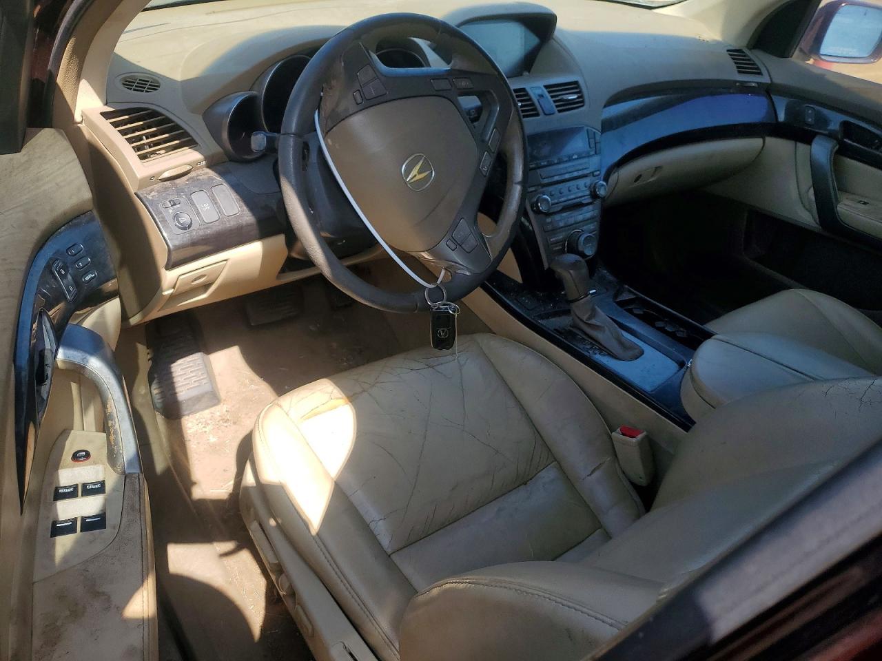 2009 Acura Mdx Technology Red vin: 2HNYD28459H502452
