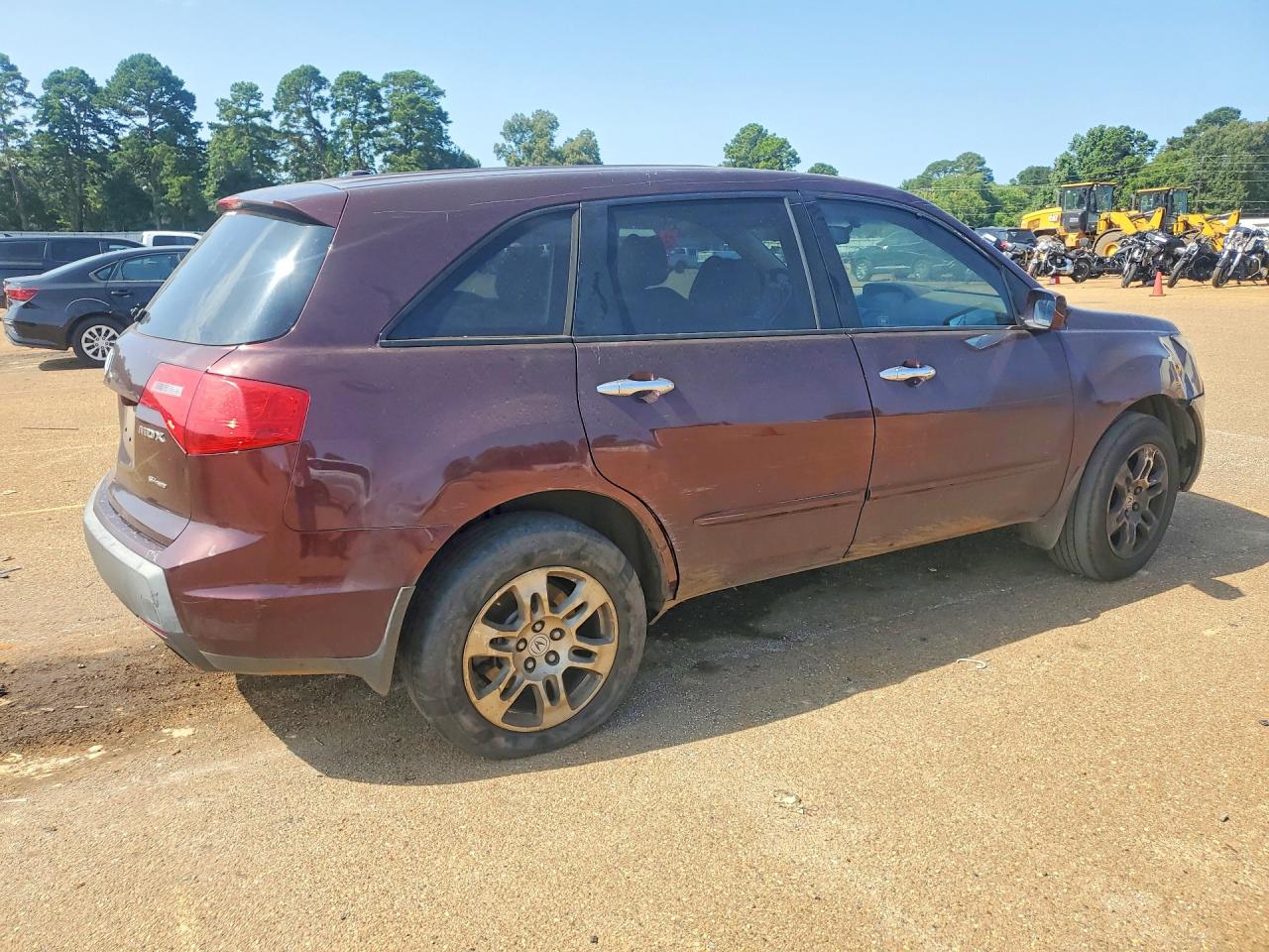 2009 Acura Mdx Technology Red vin: 2HNYD28459H502452