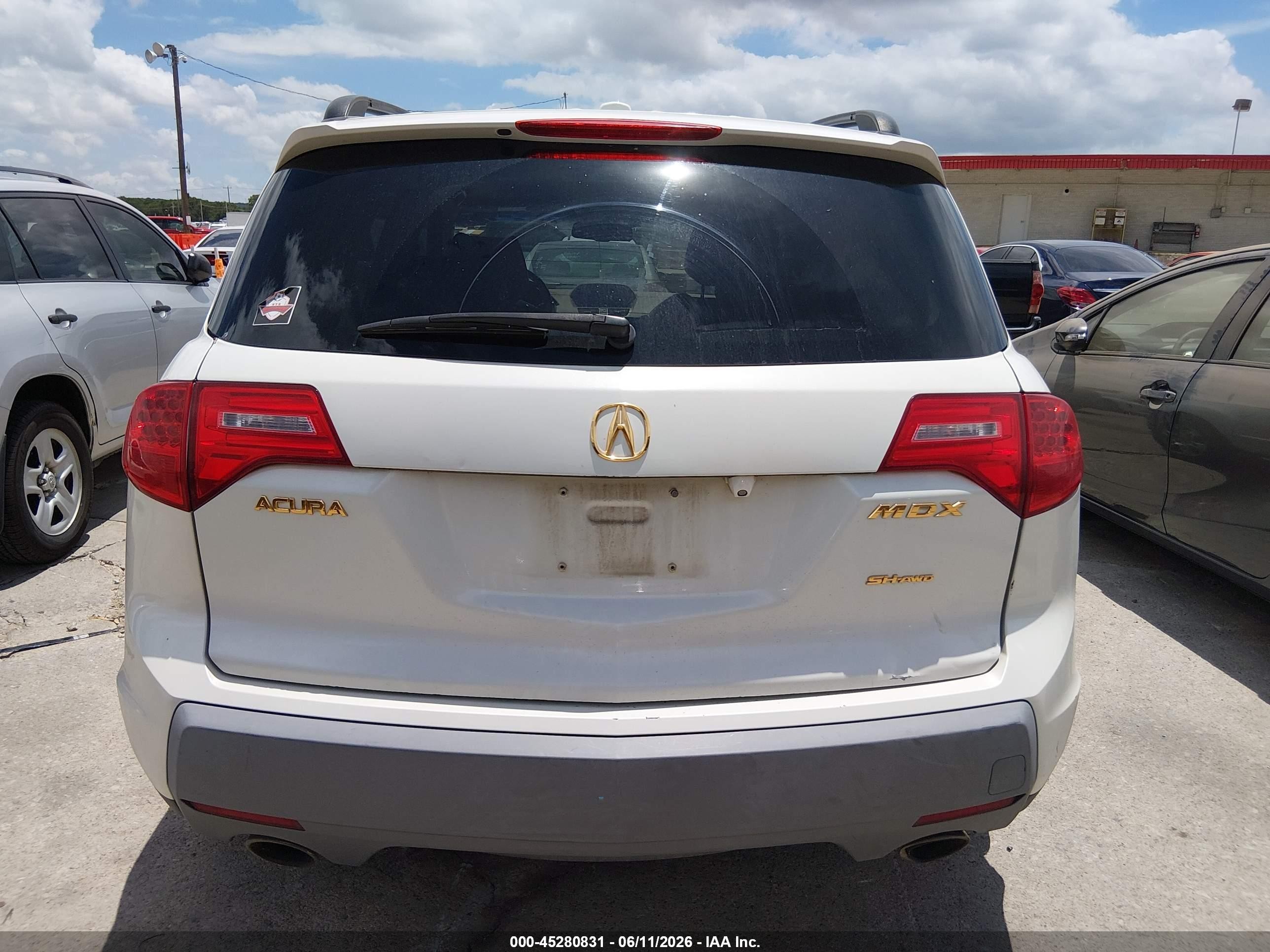 2009 Acura Mdx Technology Package Champagne vin: 2HNYD28459H514424