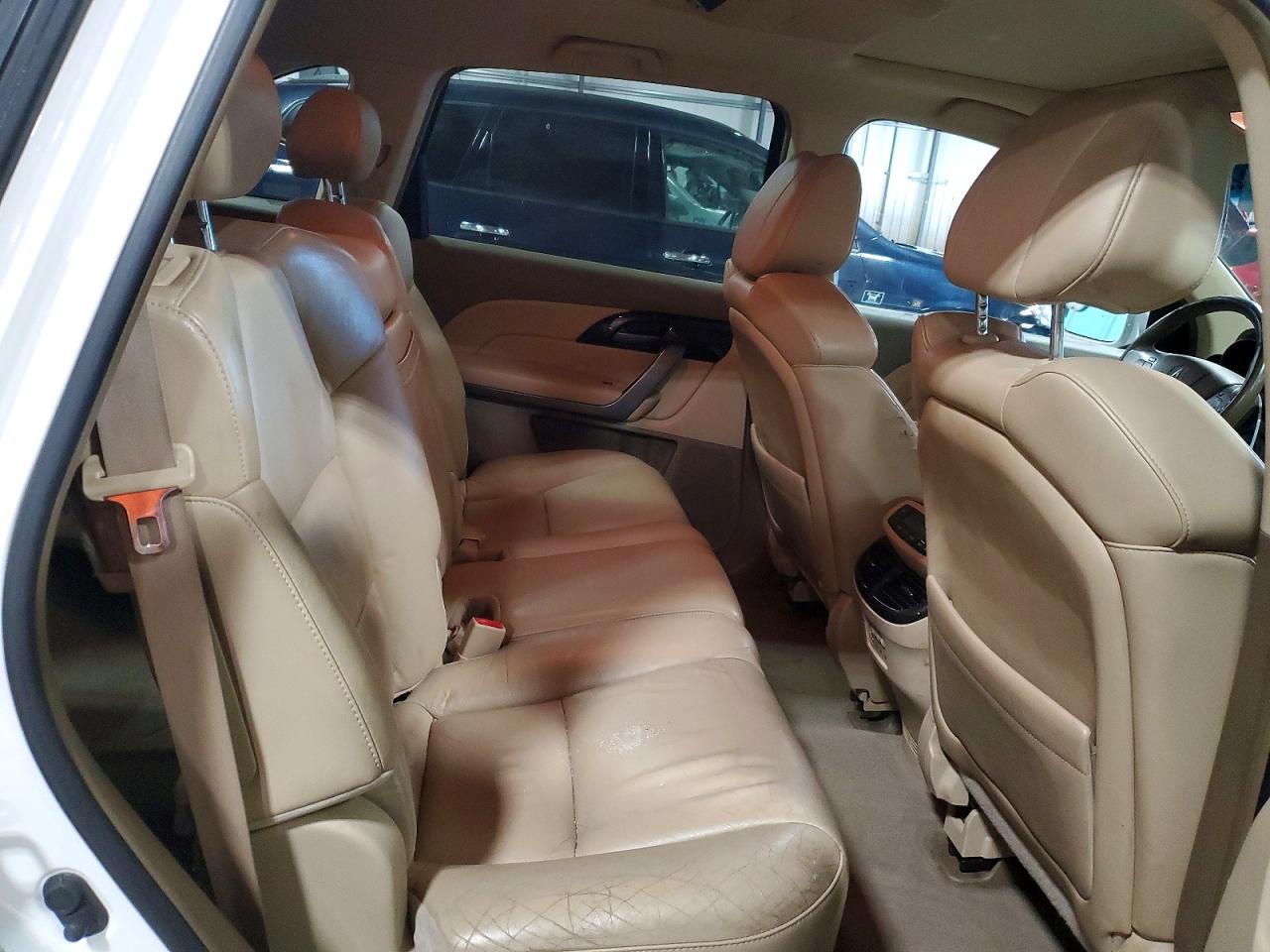 2007 Acura Mdx Technology White vin: 2HNYD28467H543511