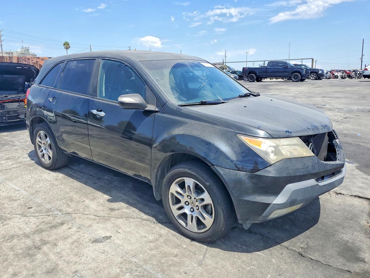 2007 Acura Mdx Technology Black vin: 2HNYD28467H545985