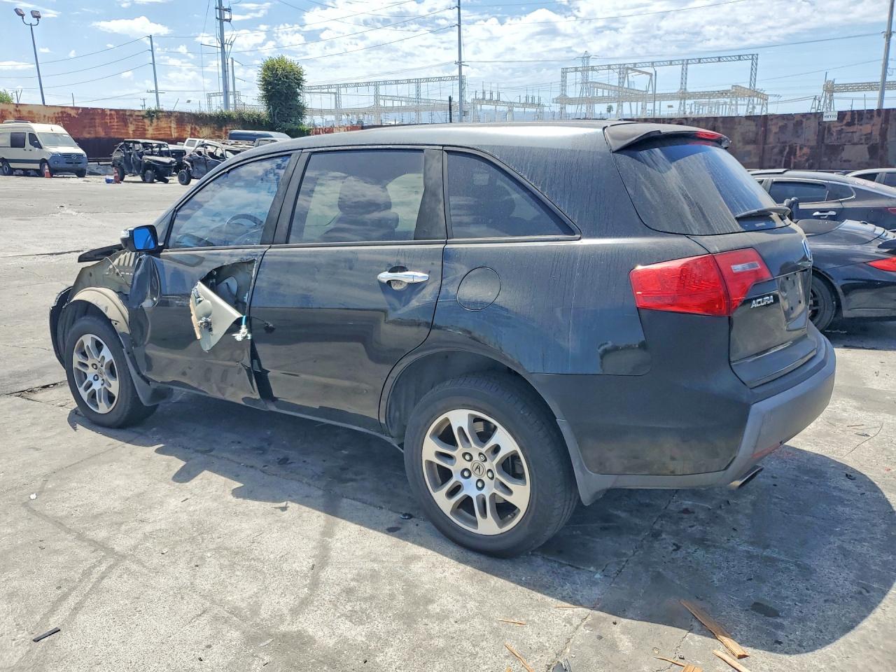 2007 Acura Mdx Technology Black vin: 2HNYD28467H545985