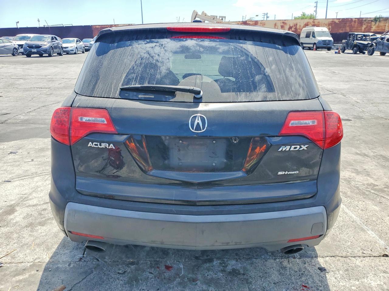 2007 Acura Mdx Technology Black vin: 2HNYD28467H545985
