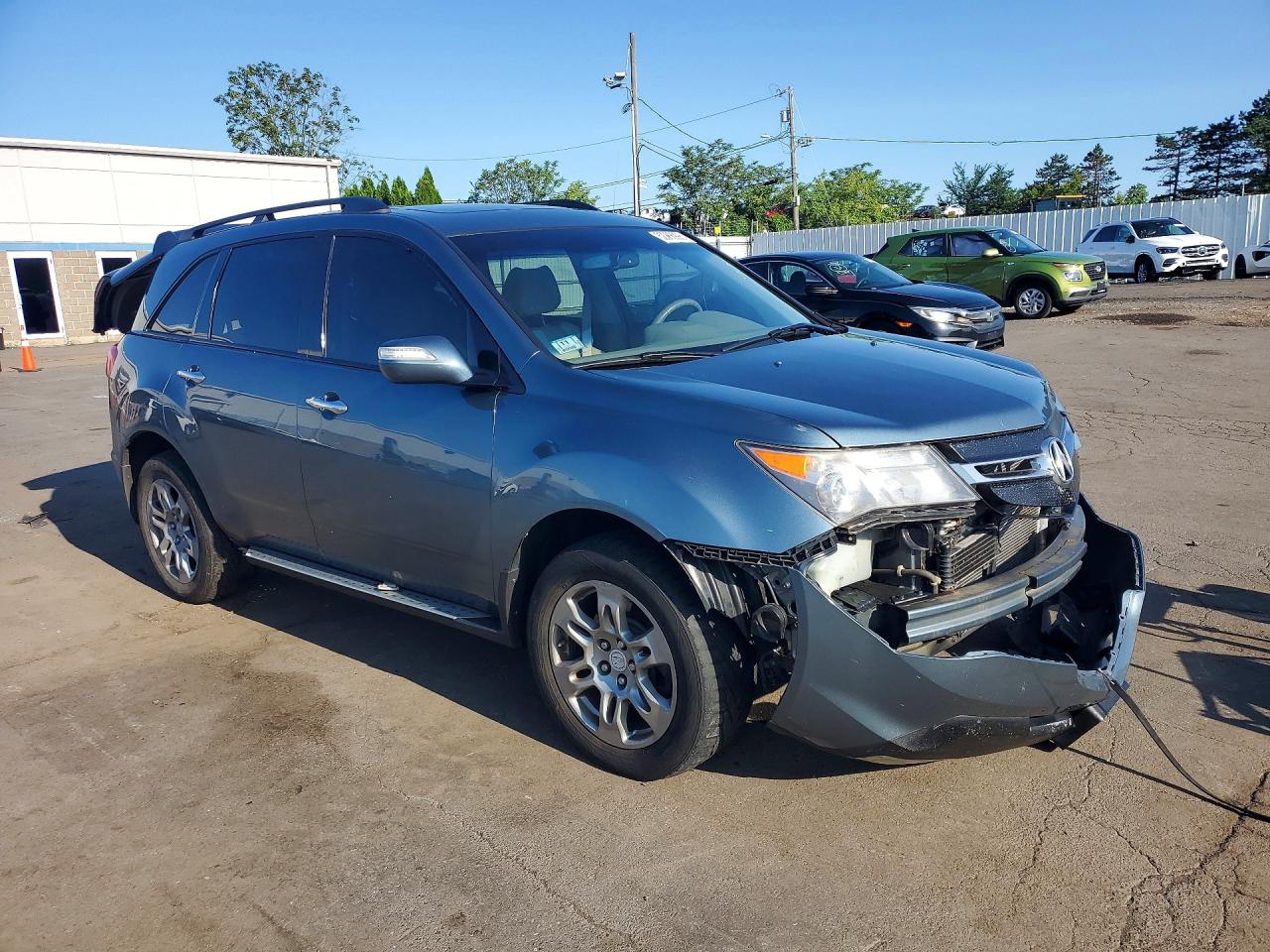2008 Acura Mdx Technology Turquoise vin: 2HNYD28478H501575