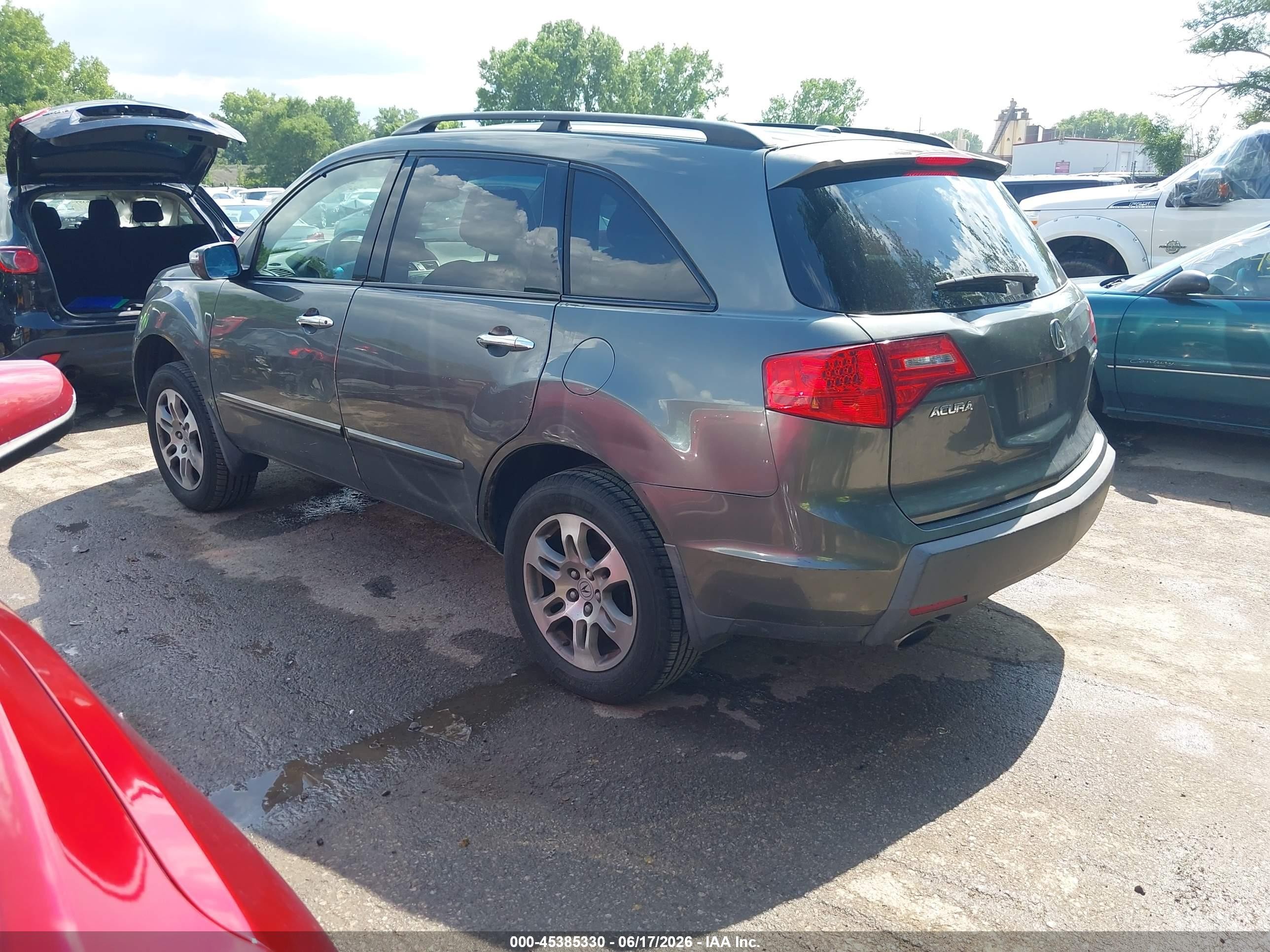 2007 Acura Mdx Technology Package Gray vin: 2HNYD28487H552176