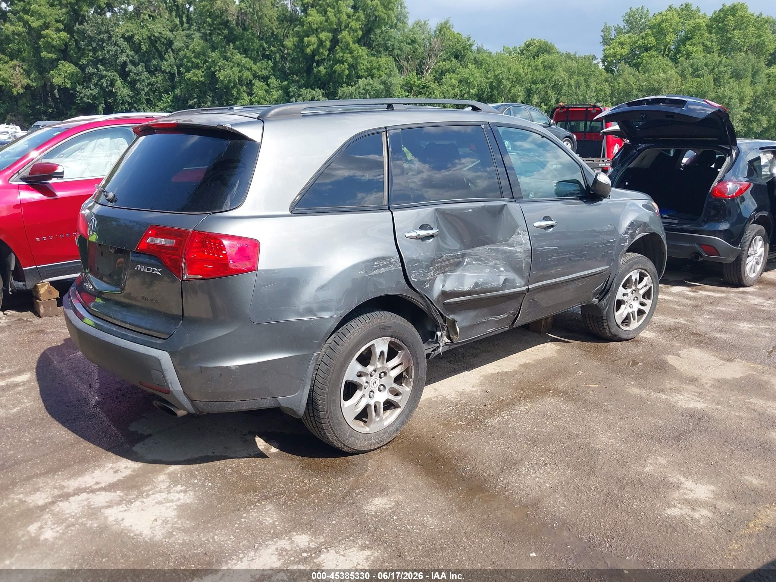 2007 Acura Mdx Technology Package Gray vin: 2HNYD28487H552176