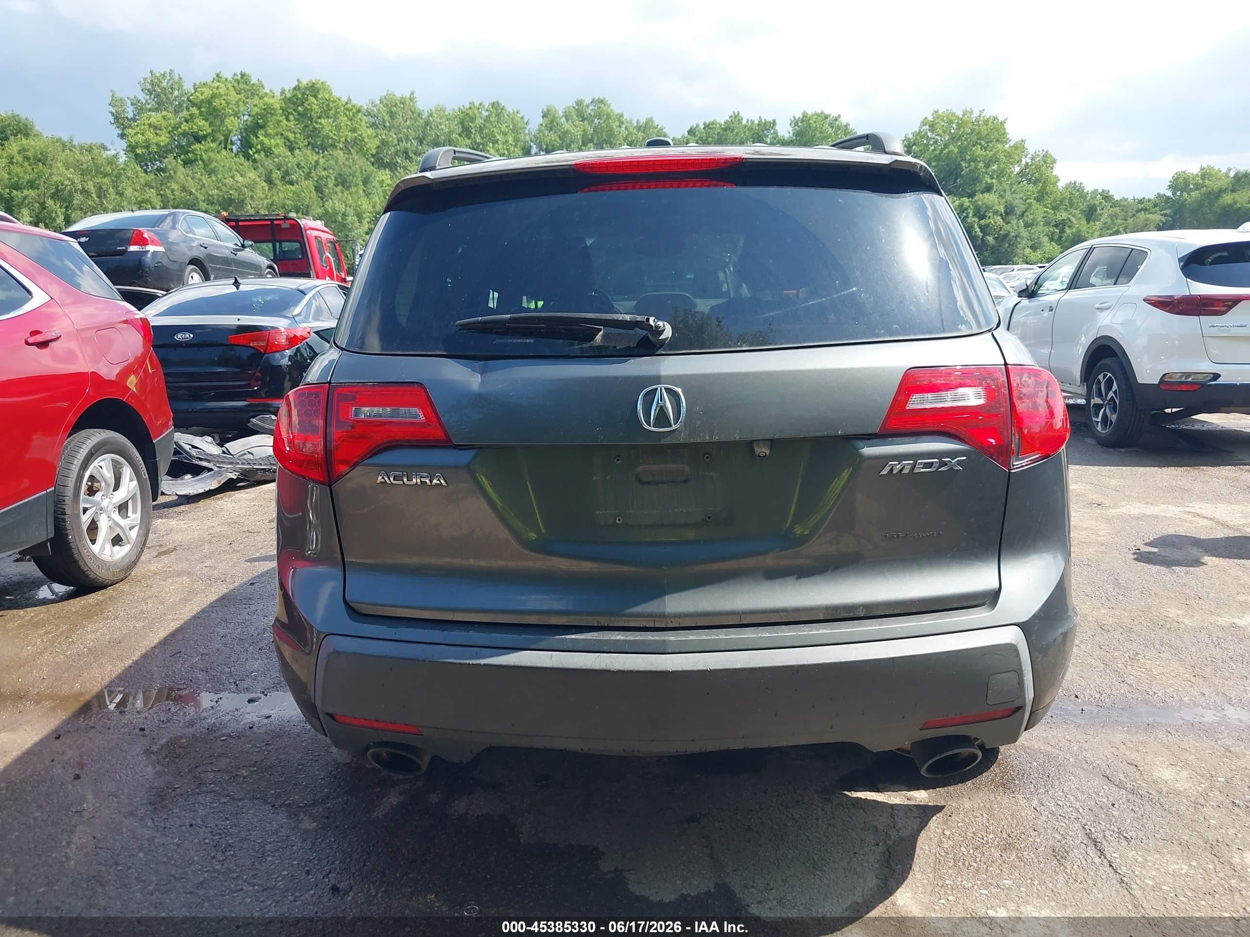 2007 Acura Mdx Technology Package Gray vin: 2HNYD28487H552176