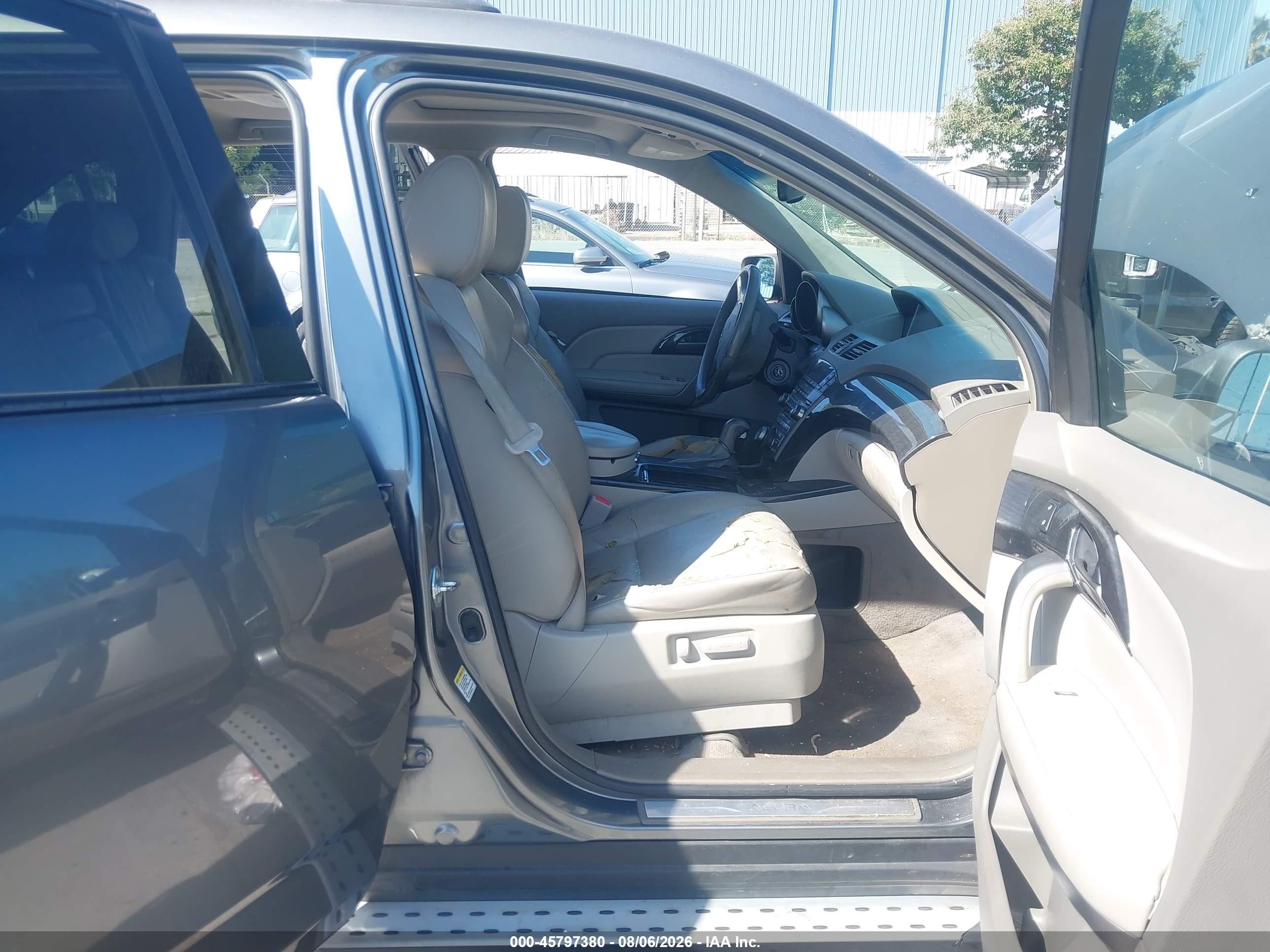 2009 Acura Mdx Technology Package Green vin: 2HNYD28489H500484