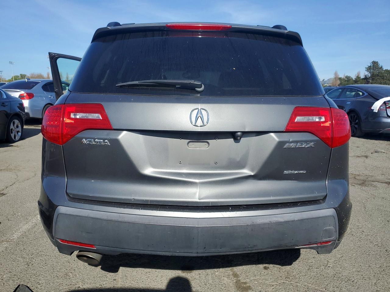 2007 Acura Mdx Technology Gray vin: 2HNYD28497H539307