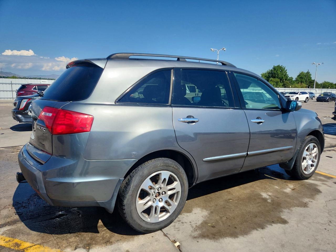 2008 Acura Mdx Technology Gray vin: 2HNYD28498H522797