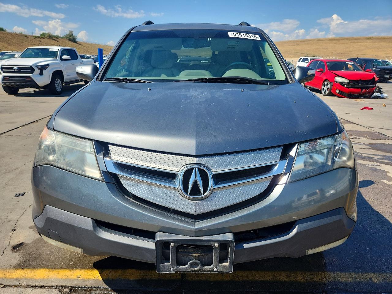 2008 Acura Mdx Technology Gray vin: 2HNYD28498H522797