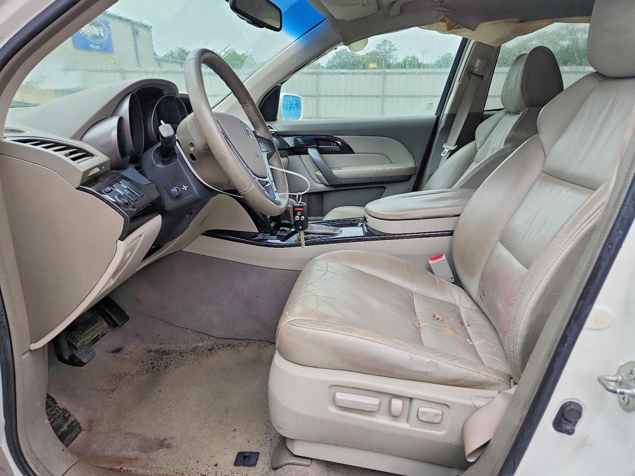 2008 Acura Mdx Technology White vin: 2HNYD28498H534304