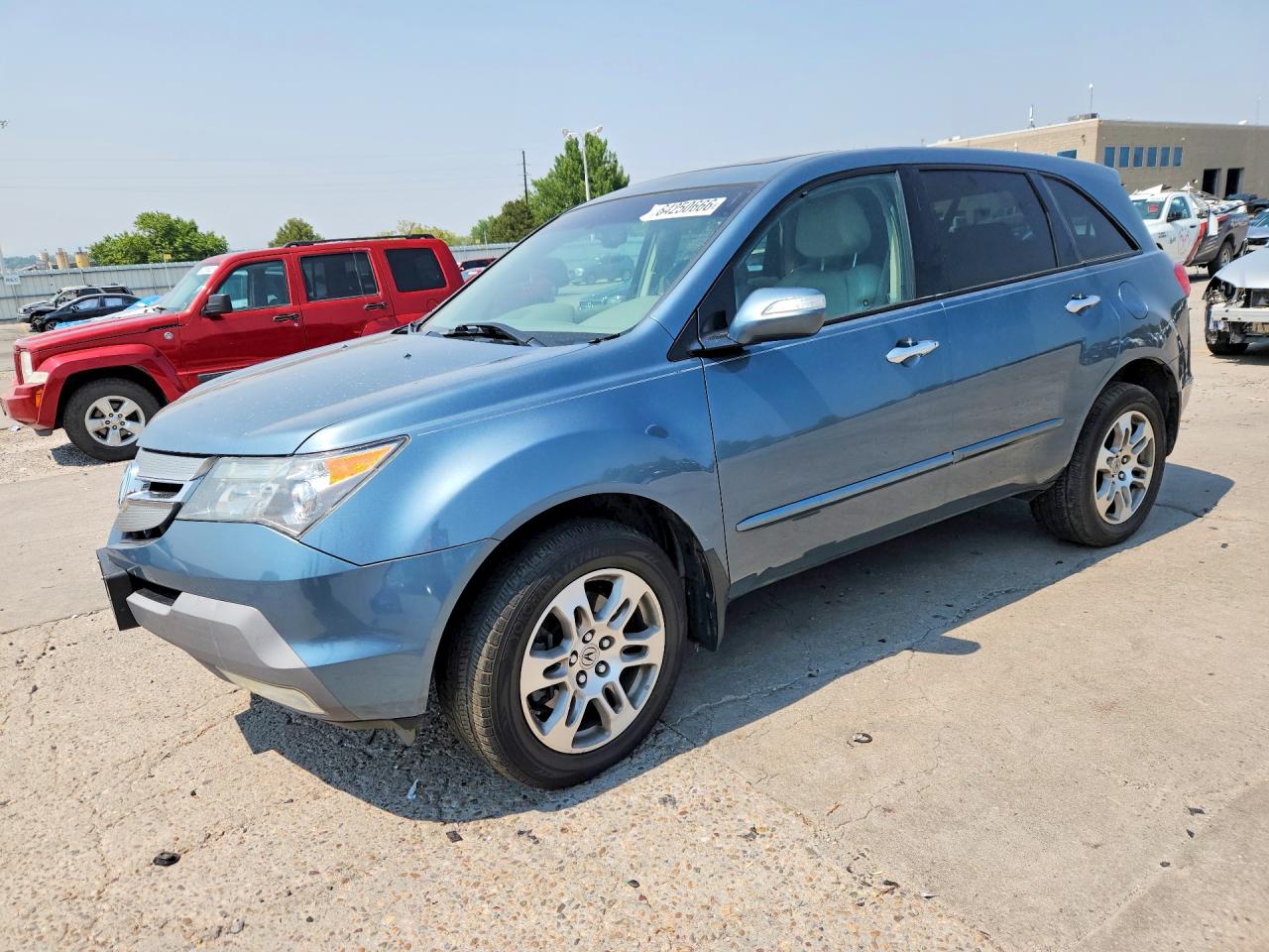 2008 Acura Mdx Technology Blue vin: 2HNYD28498H547926