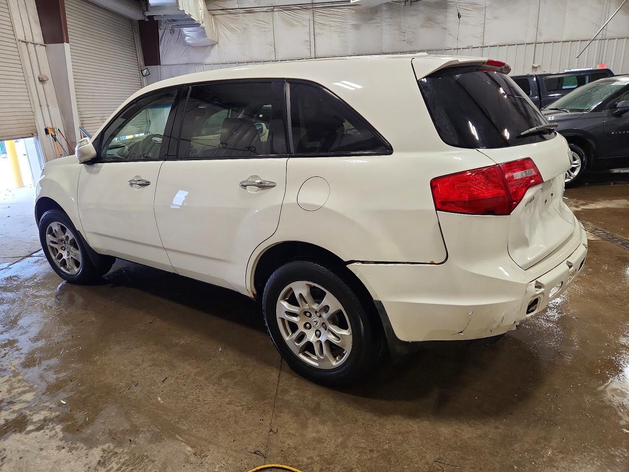 2009 Acura Mdx Technology White vin: 2HNYD28499H516077
