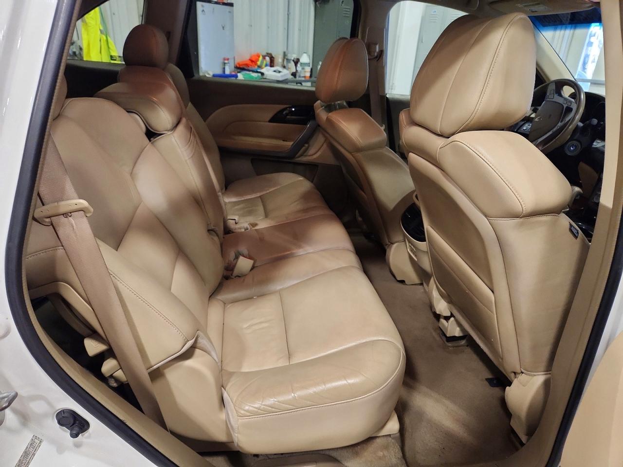 2009 Acura Mdx Technology White vin: 2HNYD28499H516077