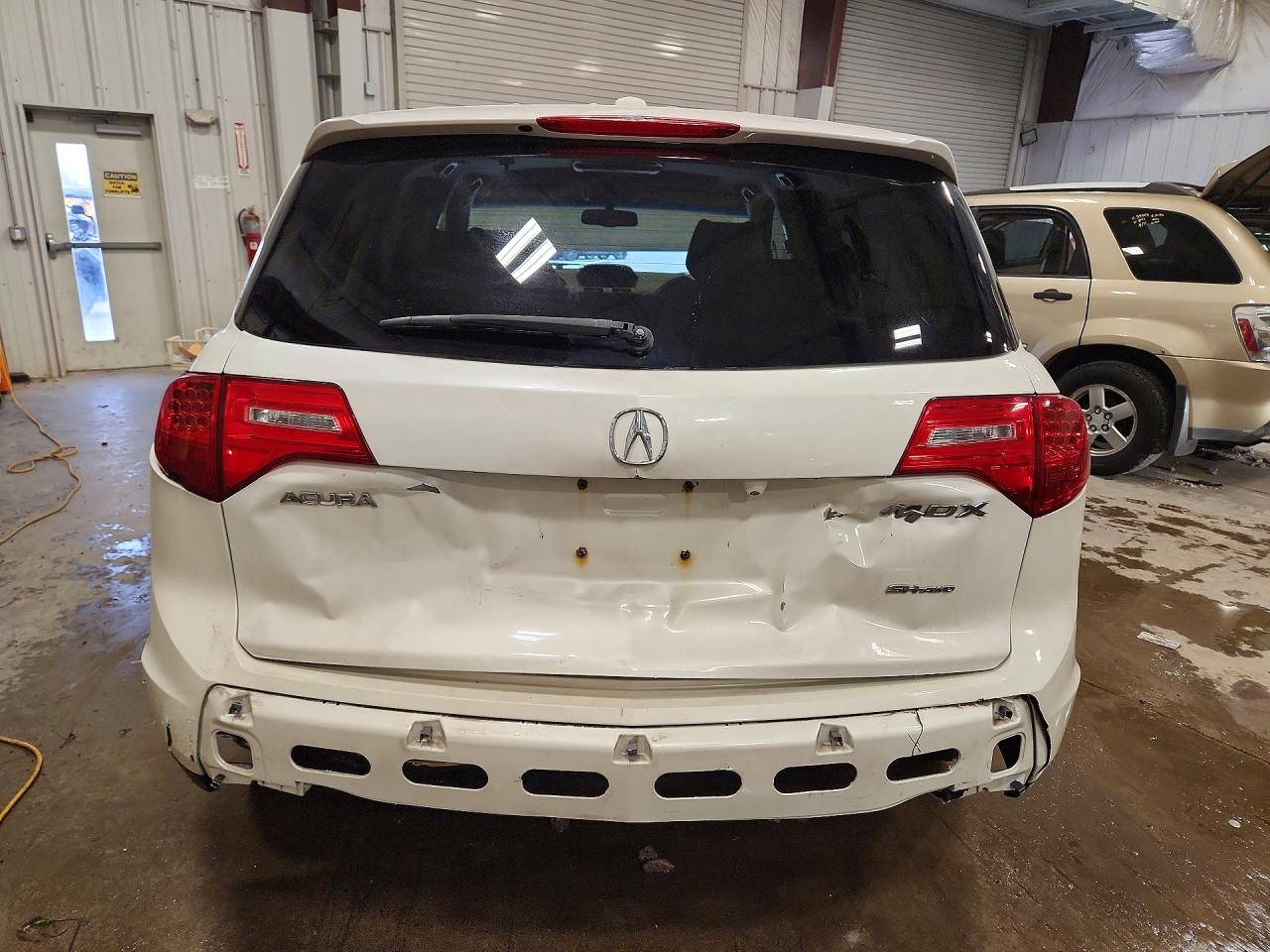 2009 Acura Mdx Technology White vin: 2HNYD28499H516077