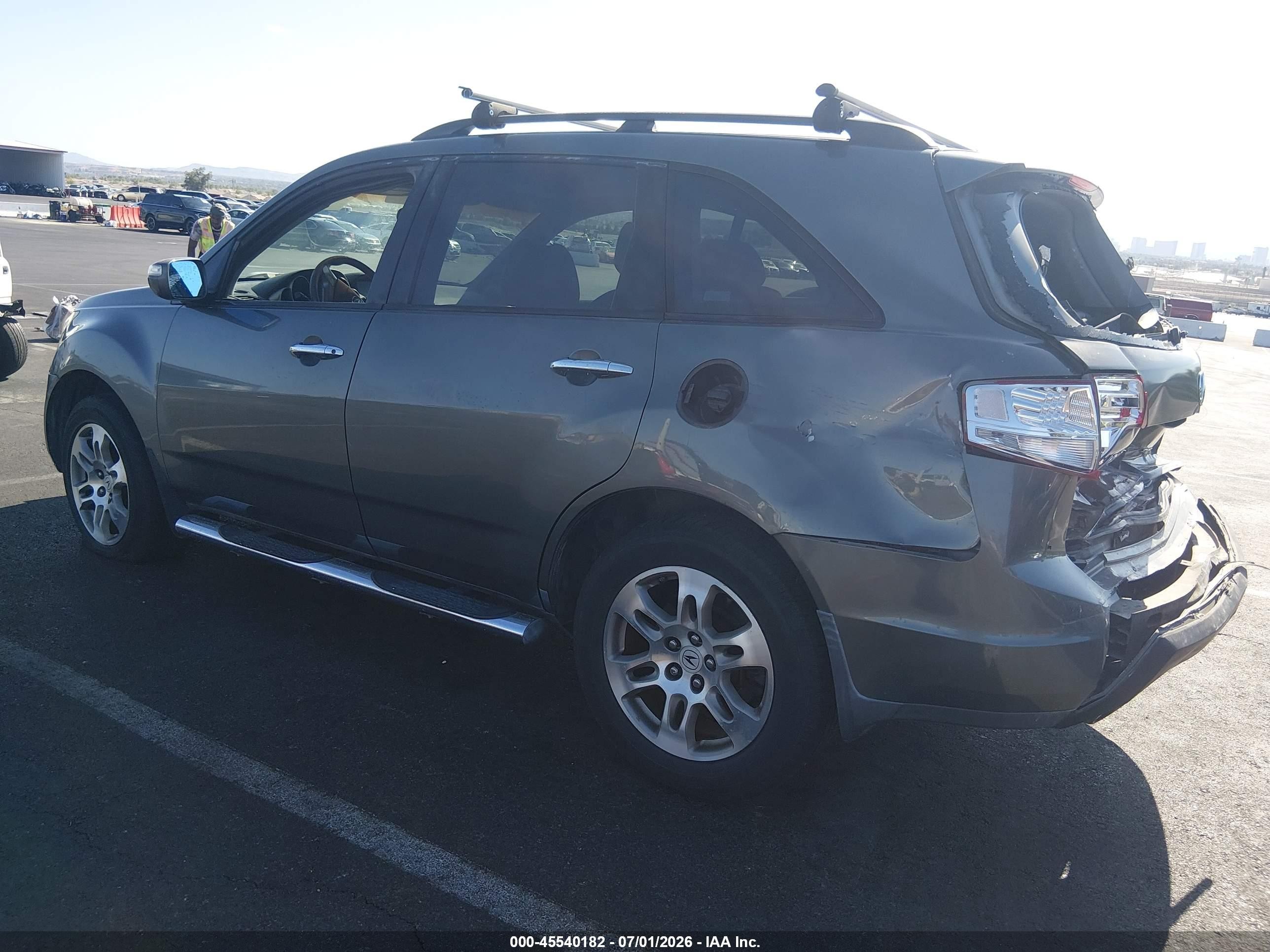 2007 Acura Mdx Technology Package Gray vin: 2HNYD284X7H524766