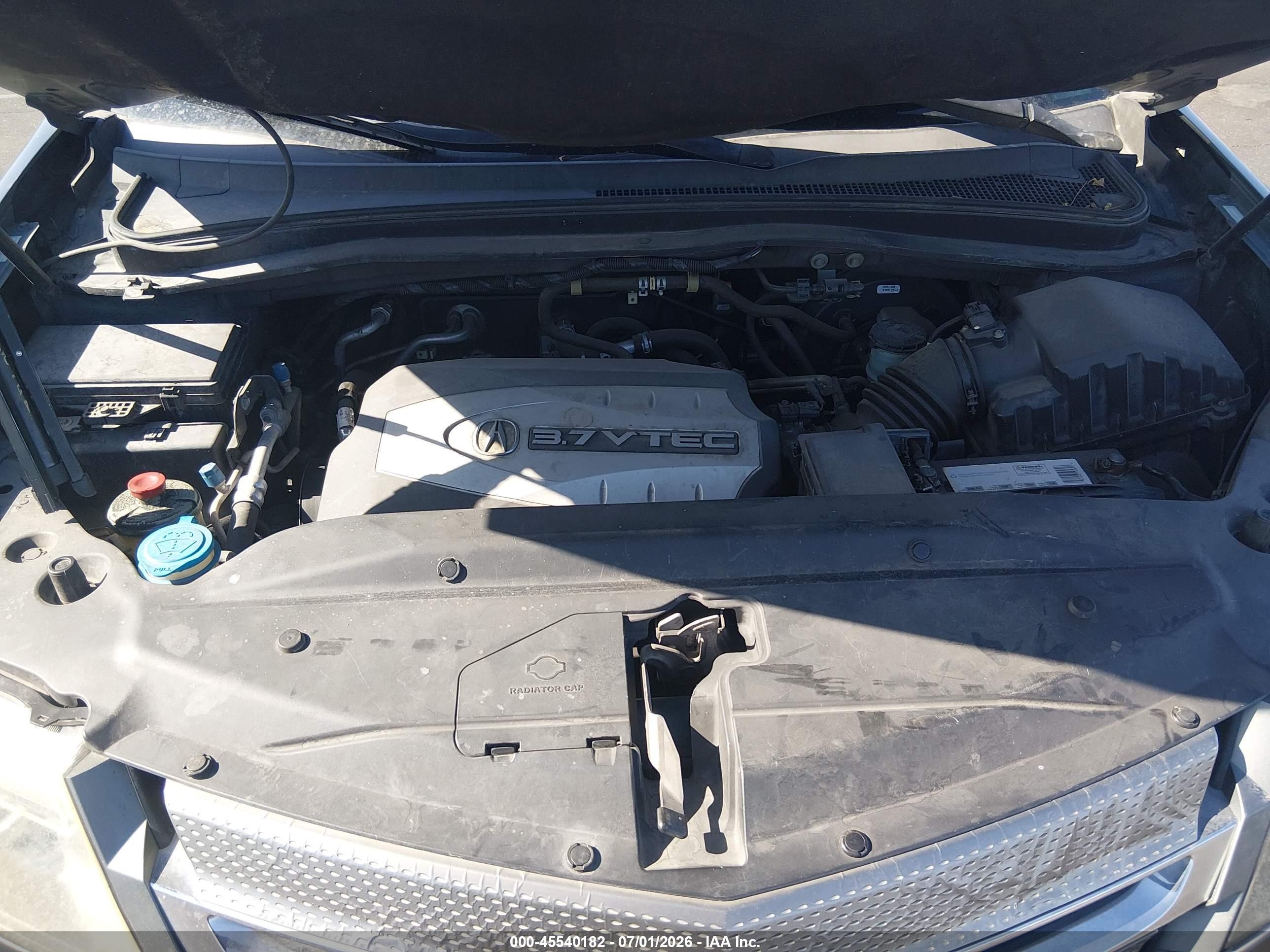2007 Acura Mdx Technology Package Gray vin: 2HNYD284X7H524766