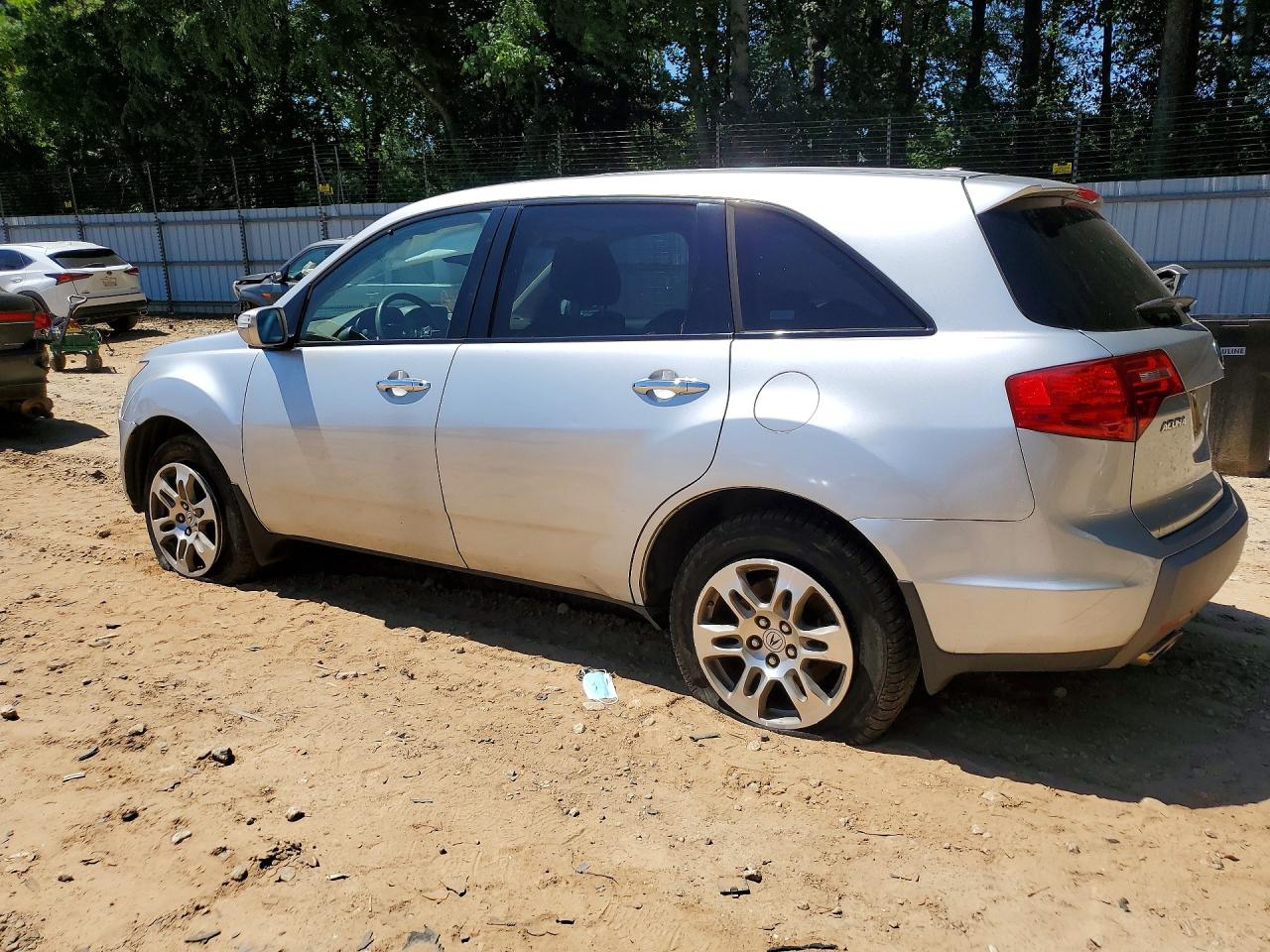 2008 Acura Mdx Technology Silver vin: 2HNYD284X8H527569