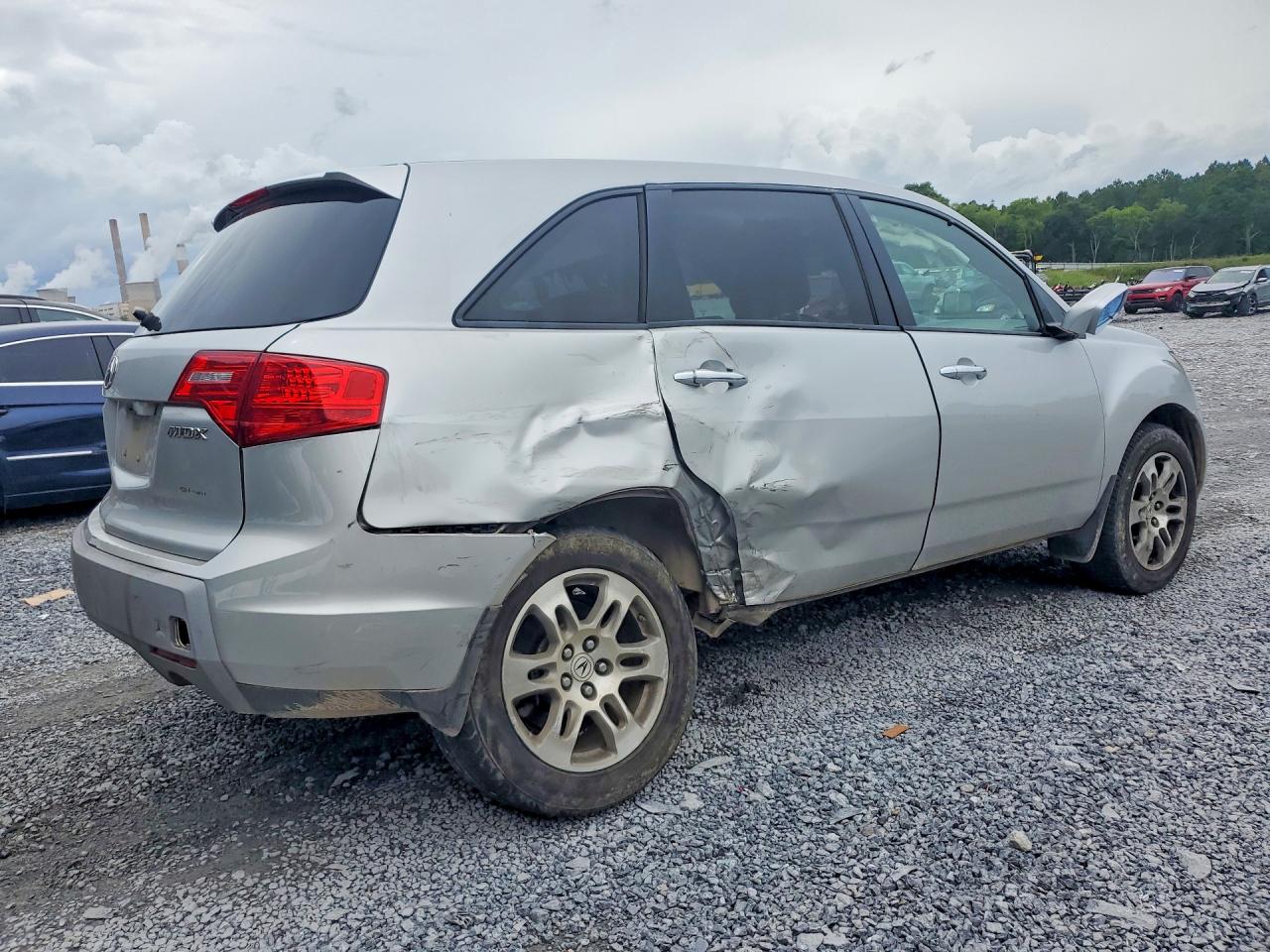 2008 Acura Mdx Technology Silver vin: 2HNYD284X8H535901