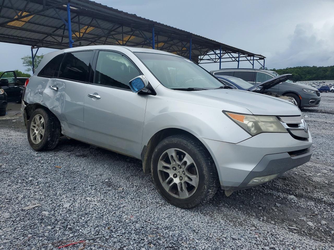2008 Acura Mdx Technology Silver vin: 2HNYD284X8H535901