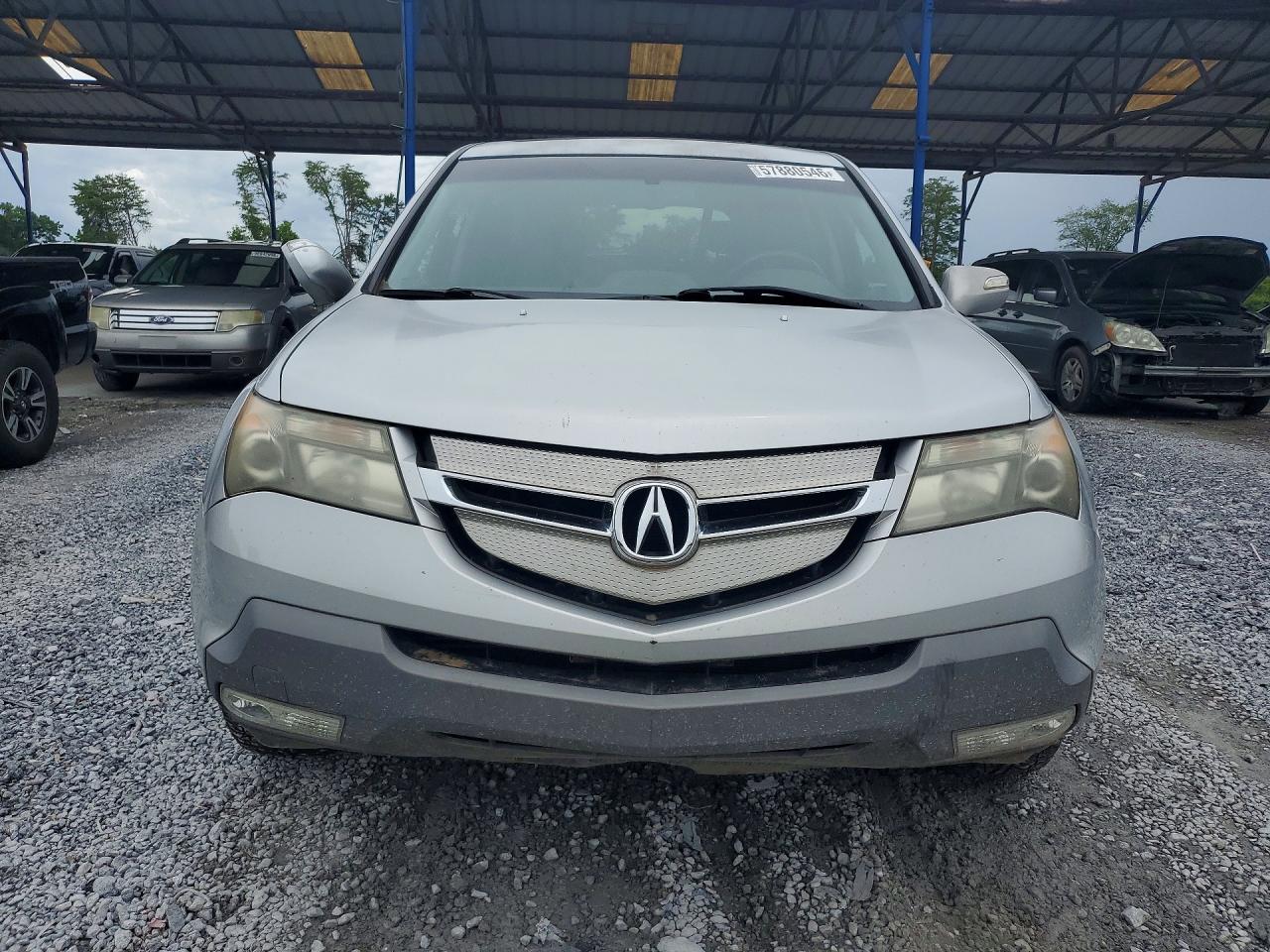 2008 Acura Mdx Technology Silver vin: 2HNYD284X8H535901
