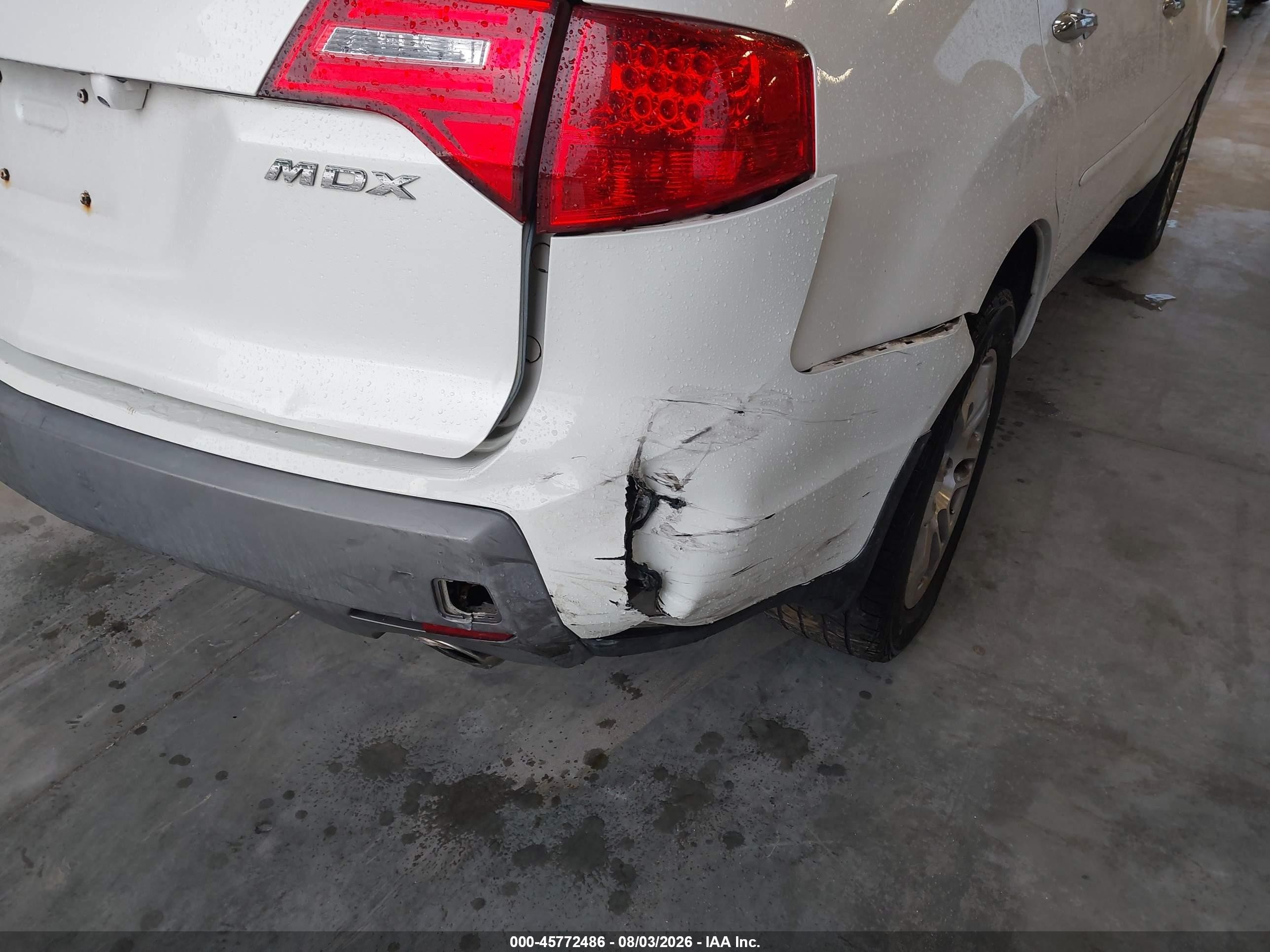 2008 Acura Mdx Technology Package Белый vin: 2HNYD284X8H556697