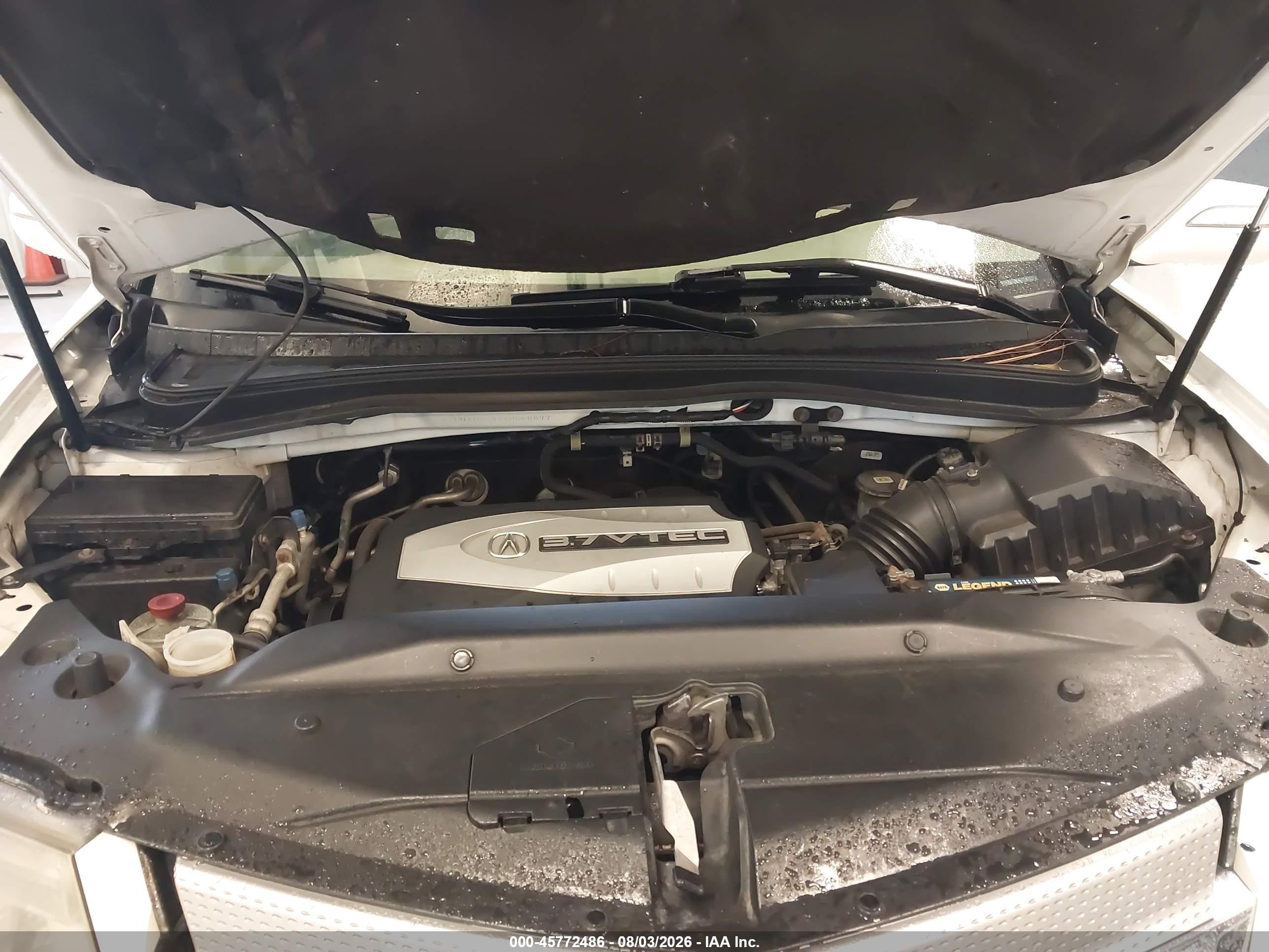 2008 Acura Mdx Technology Package Белый vin: 2HNYD284X8H556697