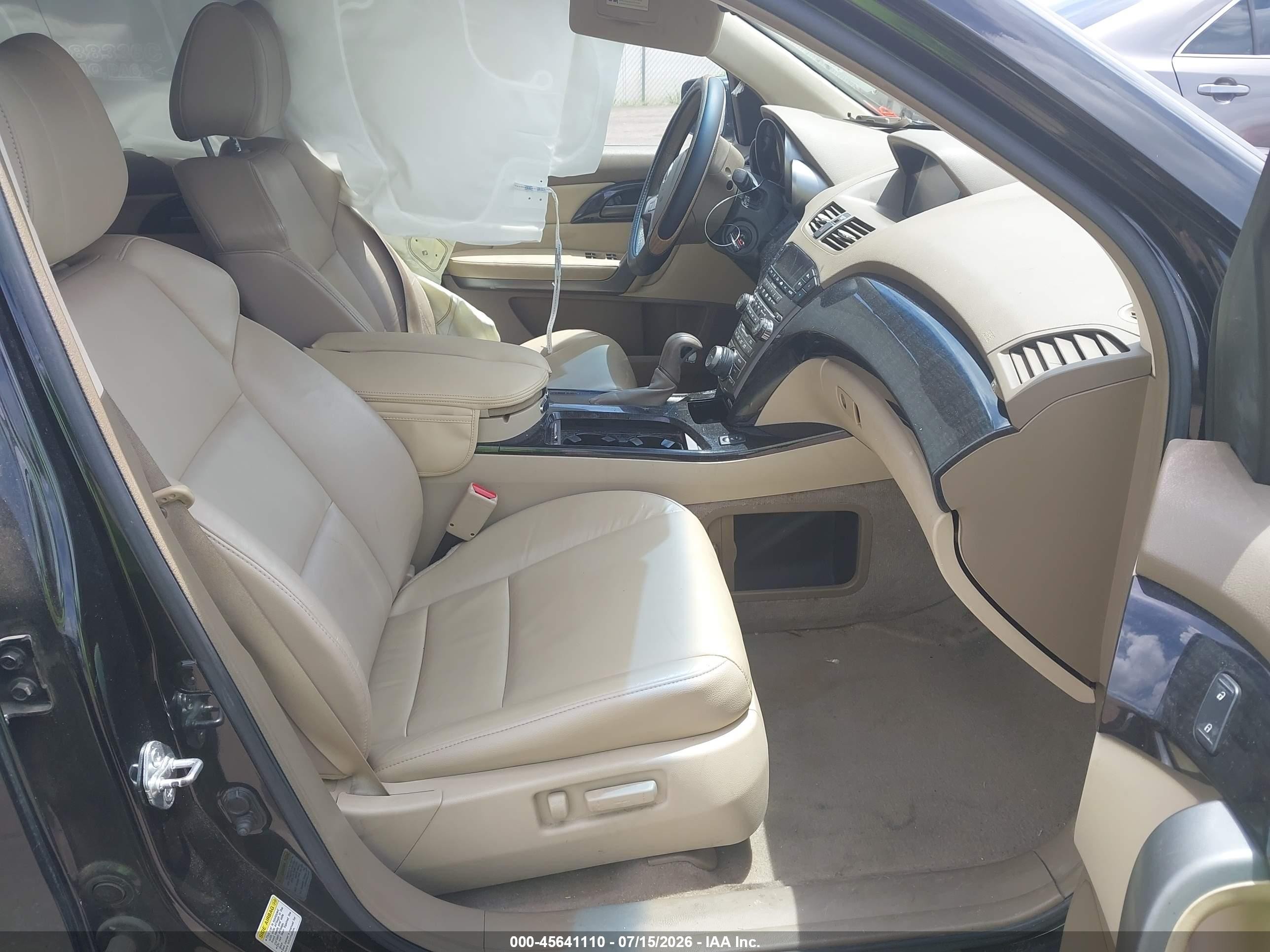 2008 Acura Mdx Technology Package Black vin: 2HNYD284X8H557185