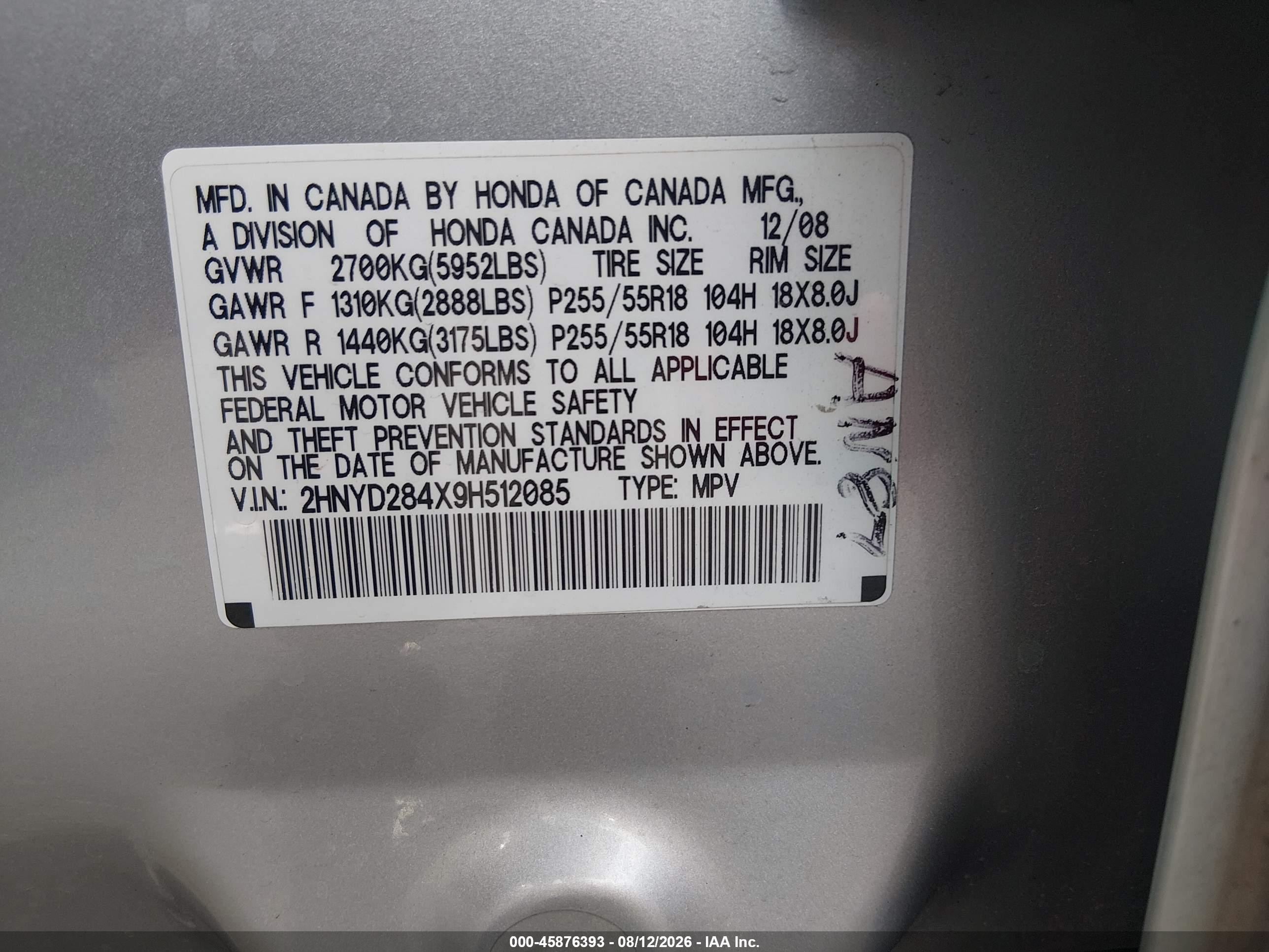 2009 Acura Mdx Technology Package Silver vin: 2HNYD284X9H512085