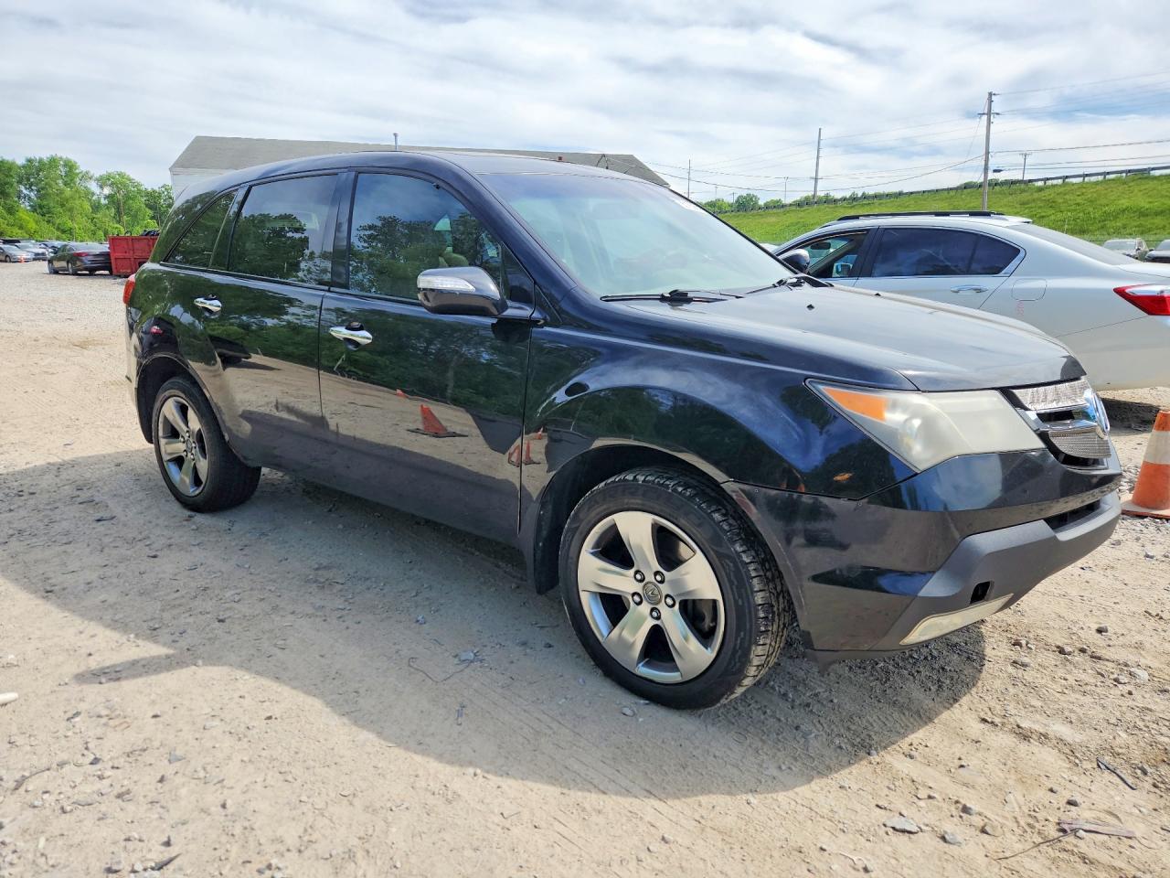 2007 Acura Mdx Sport Black vin: 2HNYD28557H509293