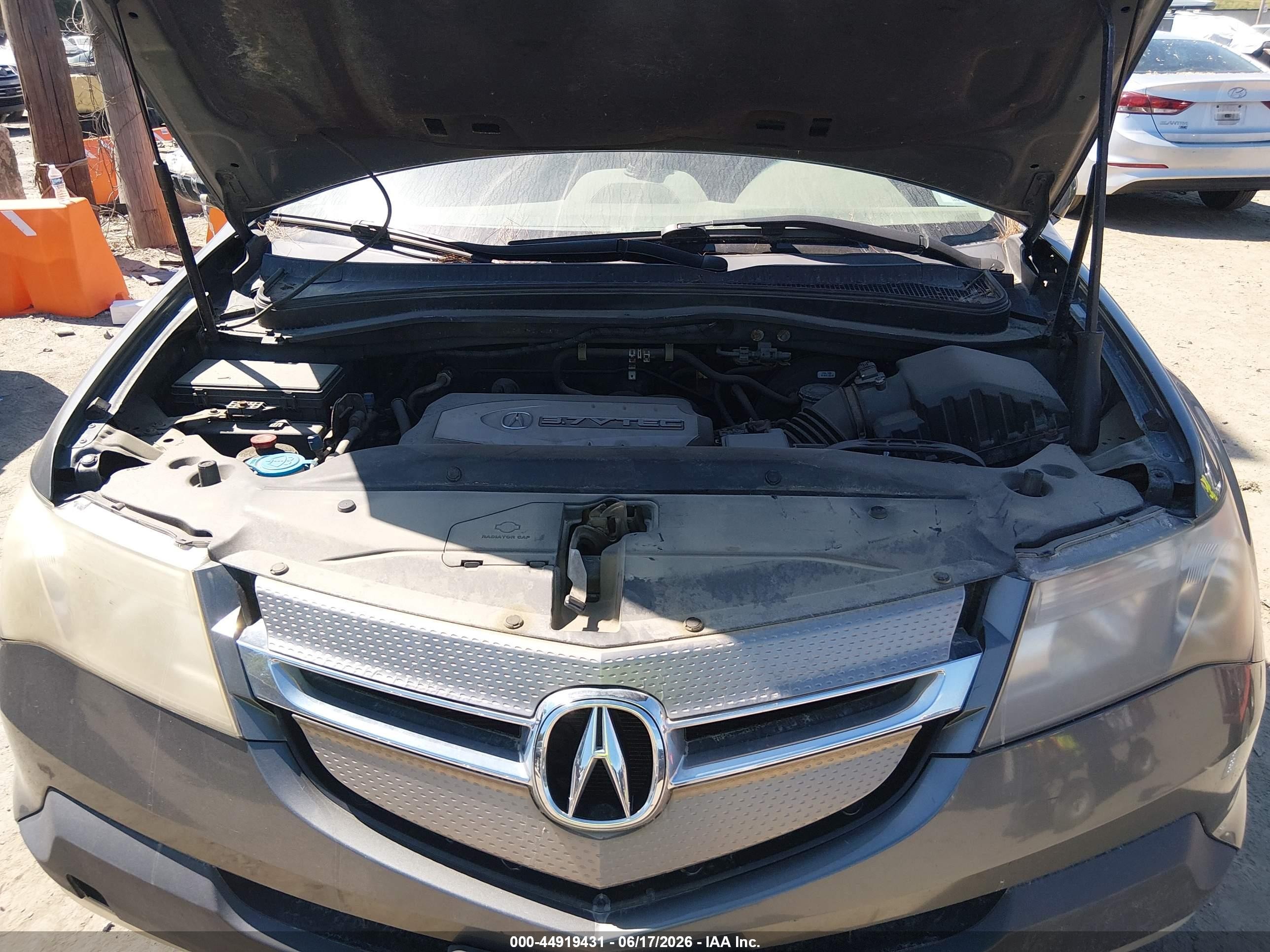 2007 Acura Mdx Sport Package Gray vin: 2HNYD28577h506802