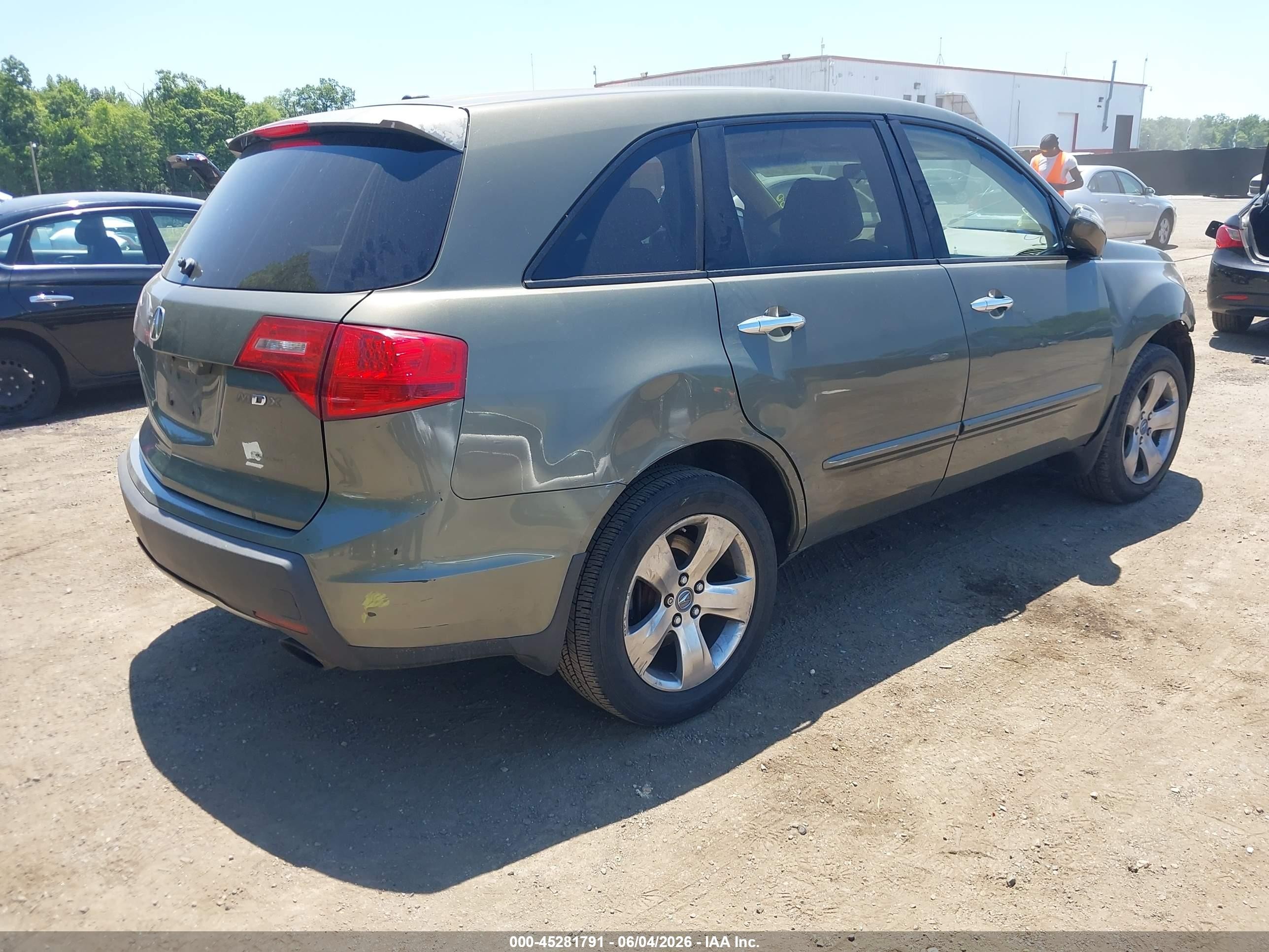 2007 Acura Mdx Sport Package Серый vin: 2HNYD28587H503875