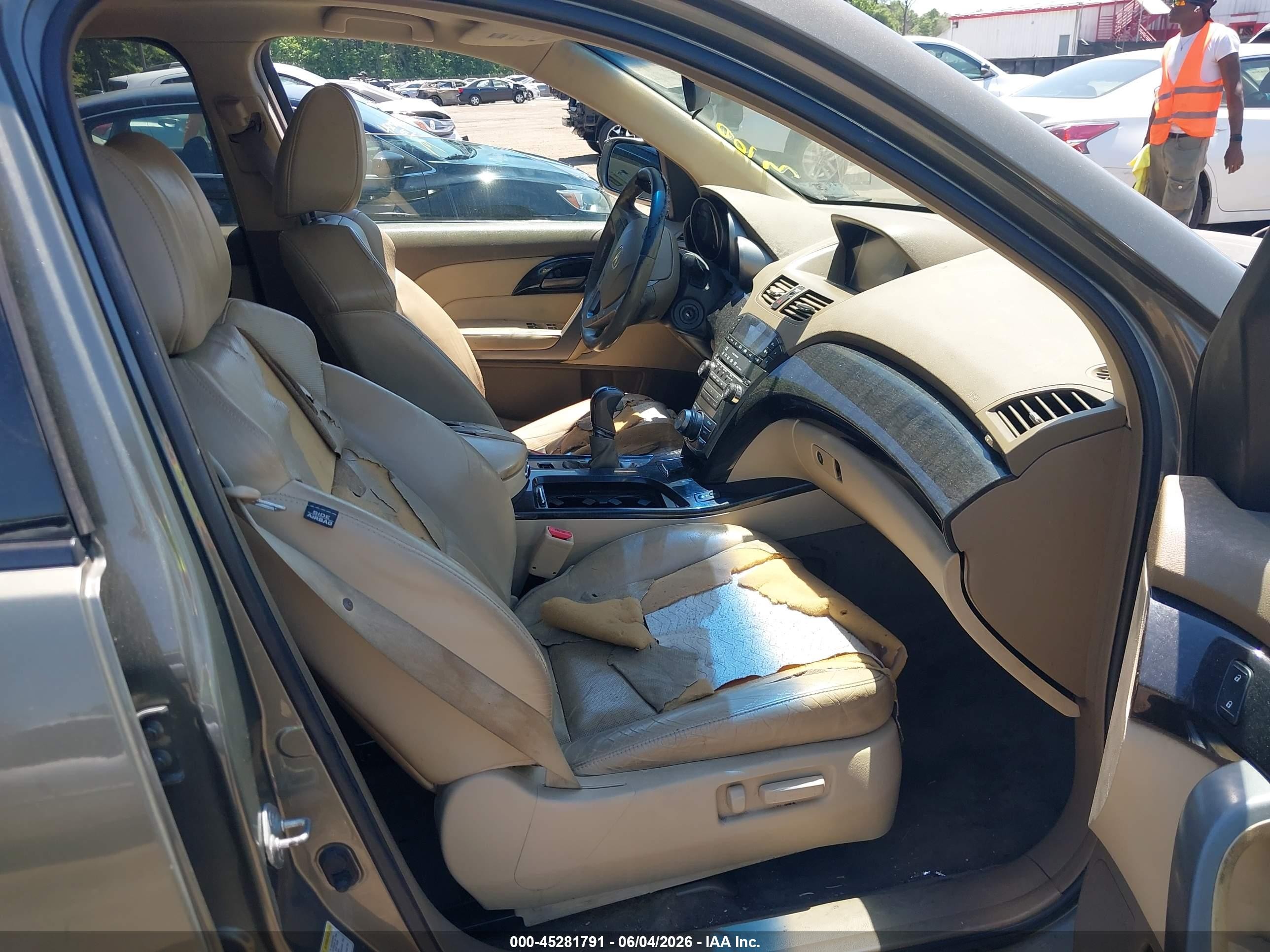 2007 Acura Mdx Sport Package Серый vin: 2HNYD28587H503875
