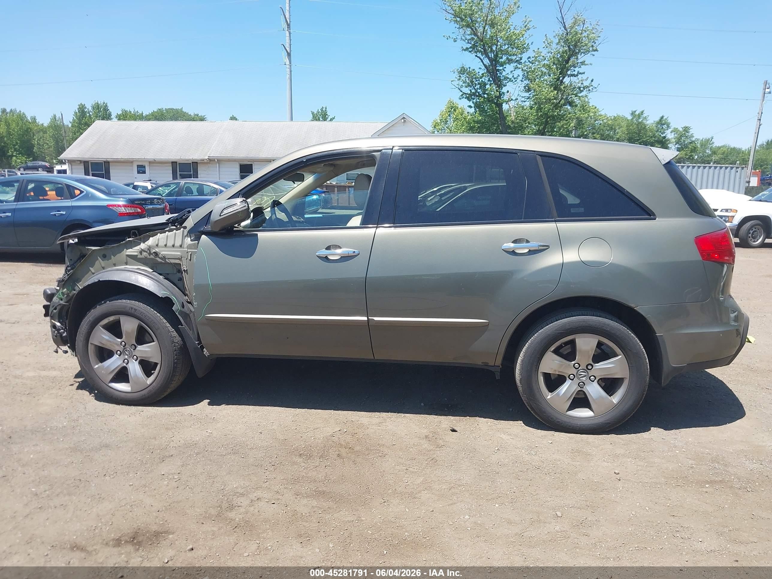 2007 Acura Mdx Sport Package Серый vin: 2HNYD28587H503875