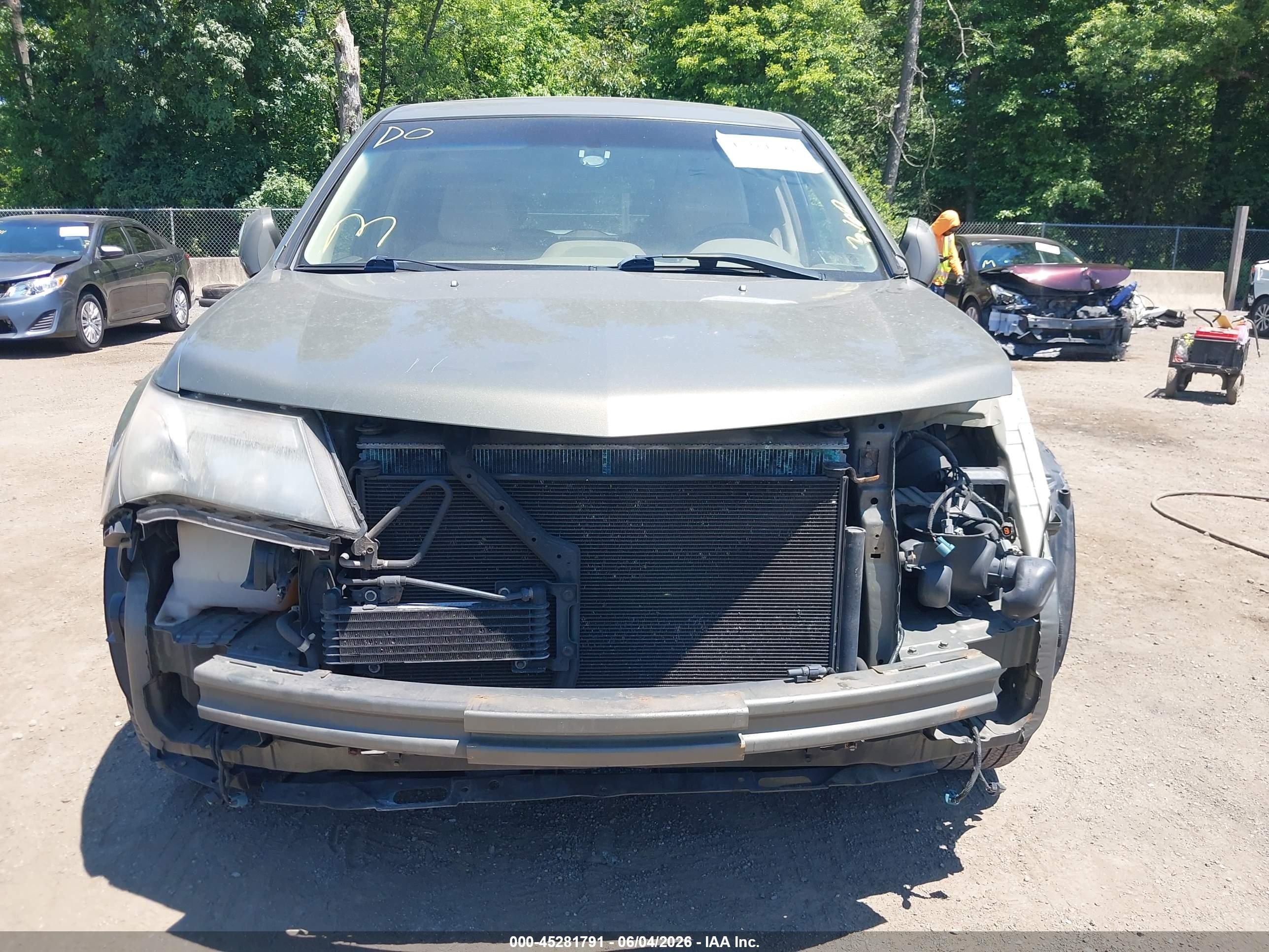 2007 Acura Mdx Sport Package Серый vin: 2HNYD28587H503875