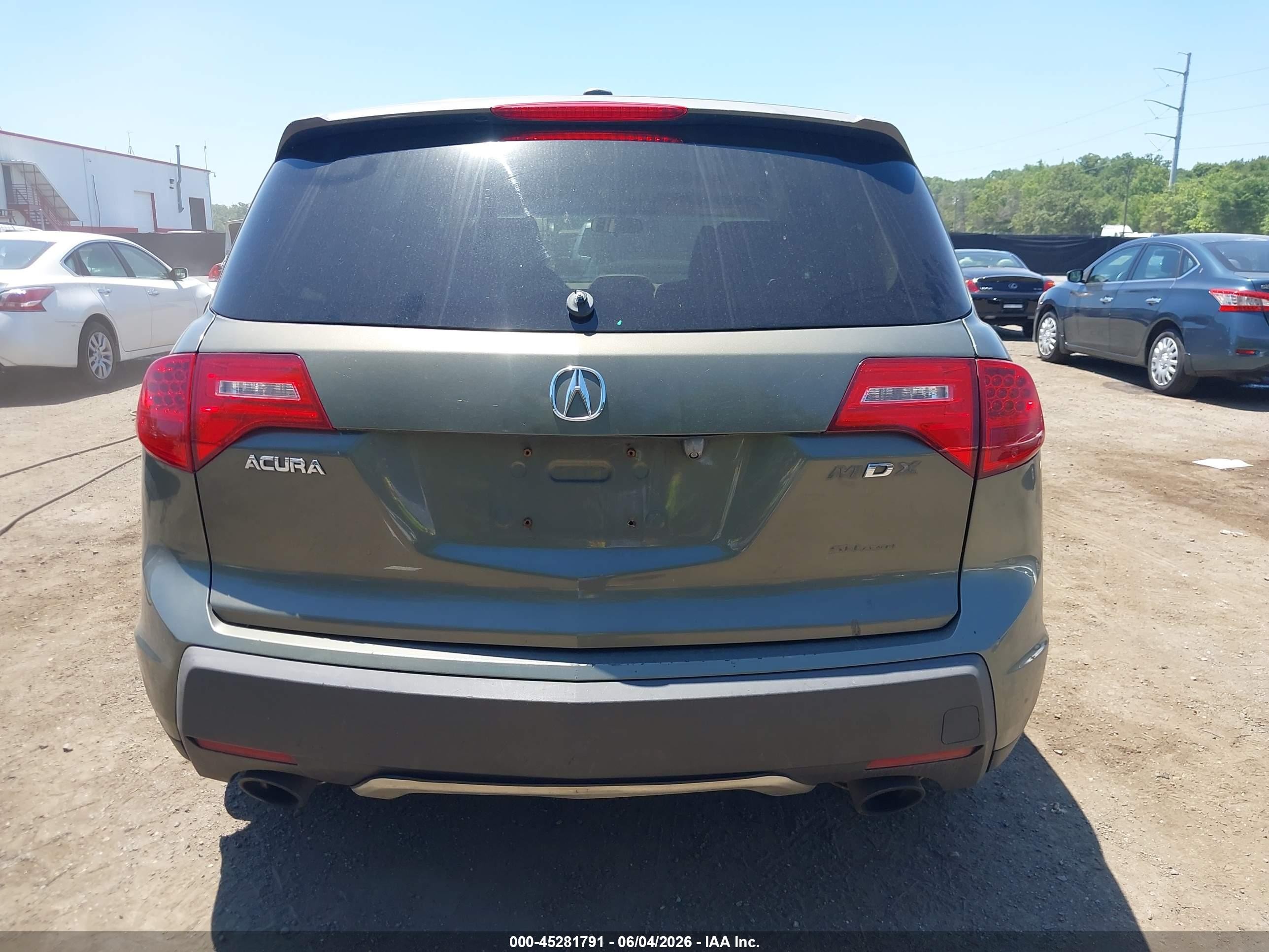 2007 Acura Mdx Sport Package Серый vin: 2HNYD28587H503875